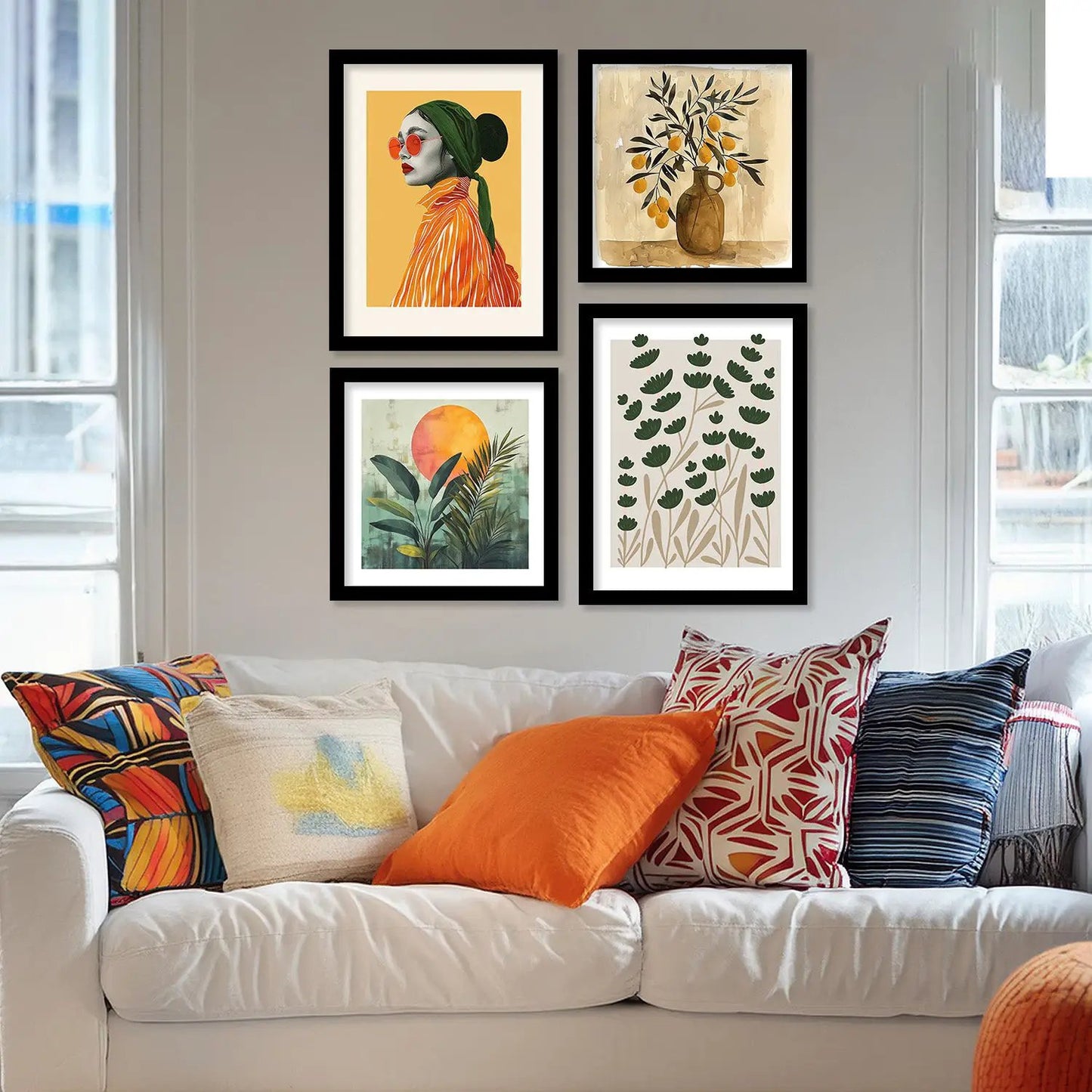Mordern Art Wall Décor Framed Prints for Bedroom Living Room