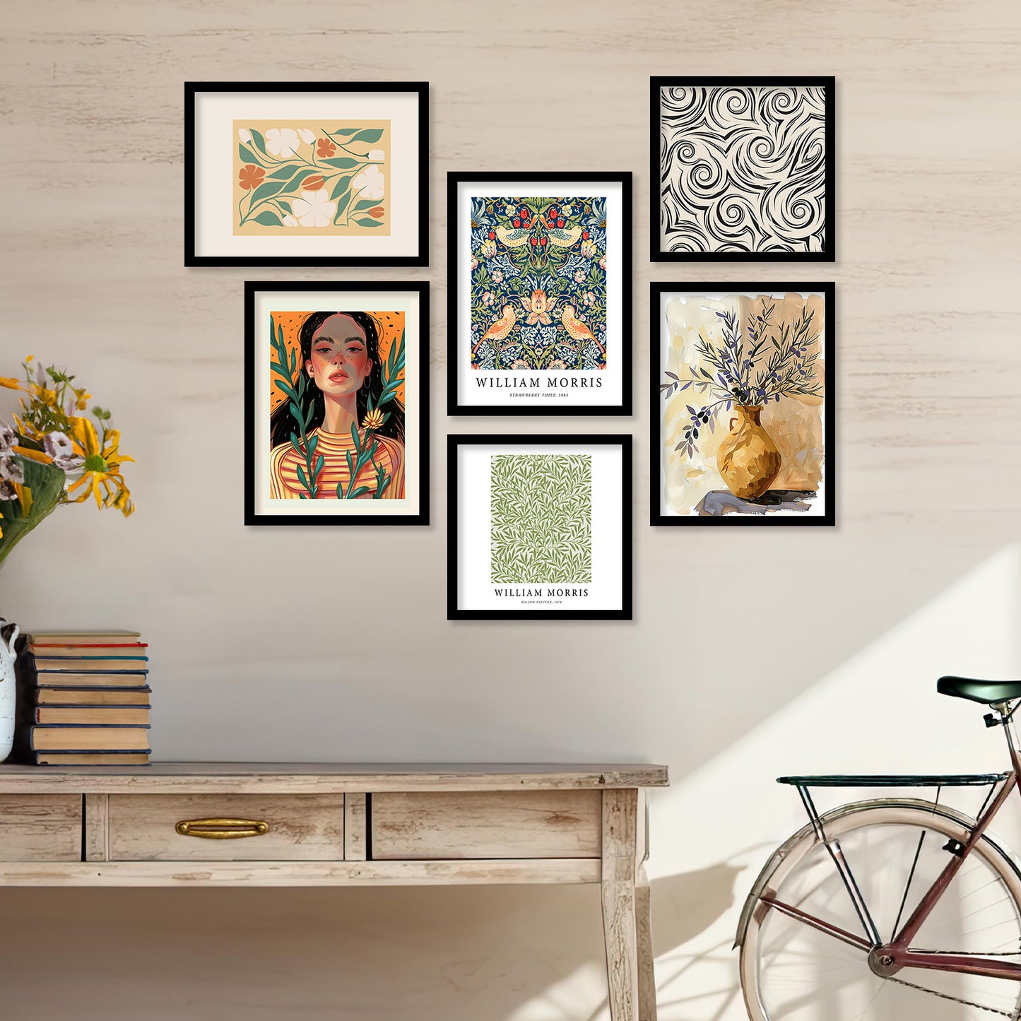 Mordern Art Wall Décor Framed Prints for Bedroom Living Room