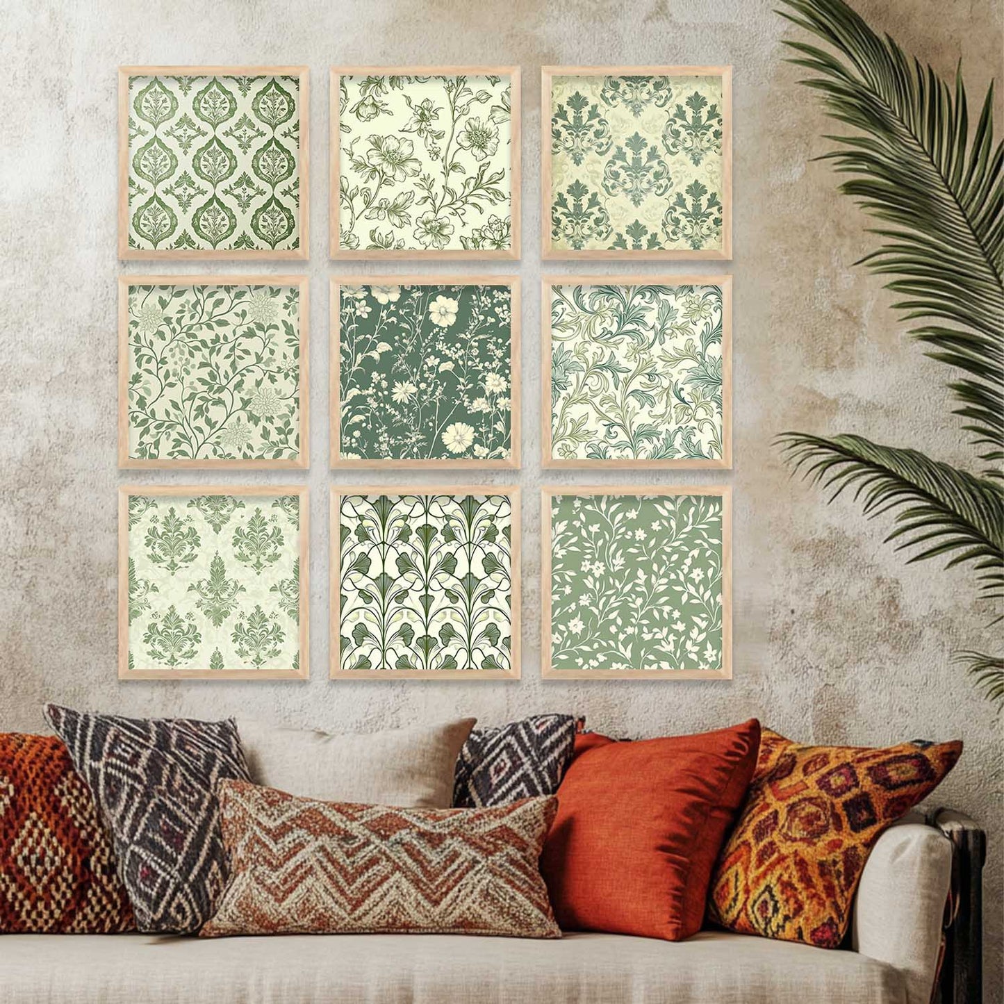 Floral Wall Art Paintings with Frame for Wall Decor