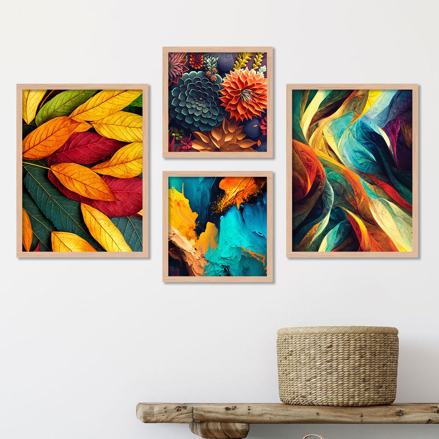Aesthetic Premium Digital Paintings with Frame for Home Decoration-Kotart
