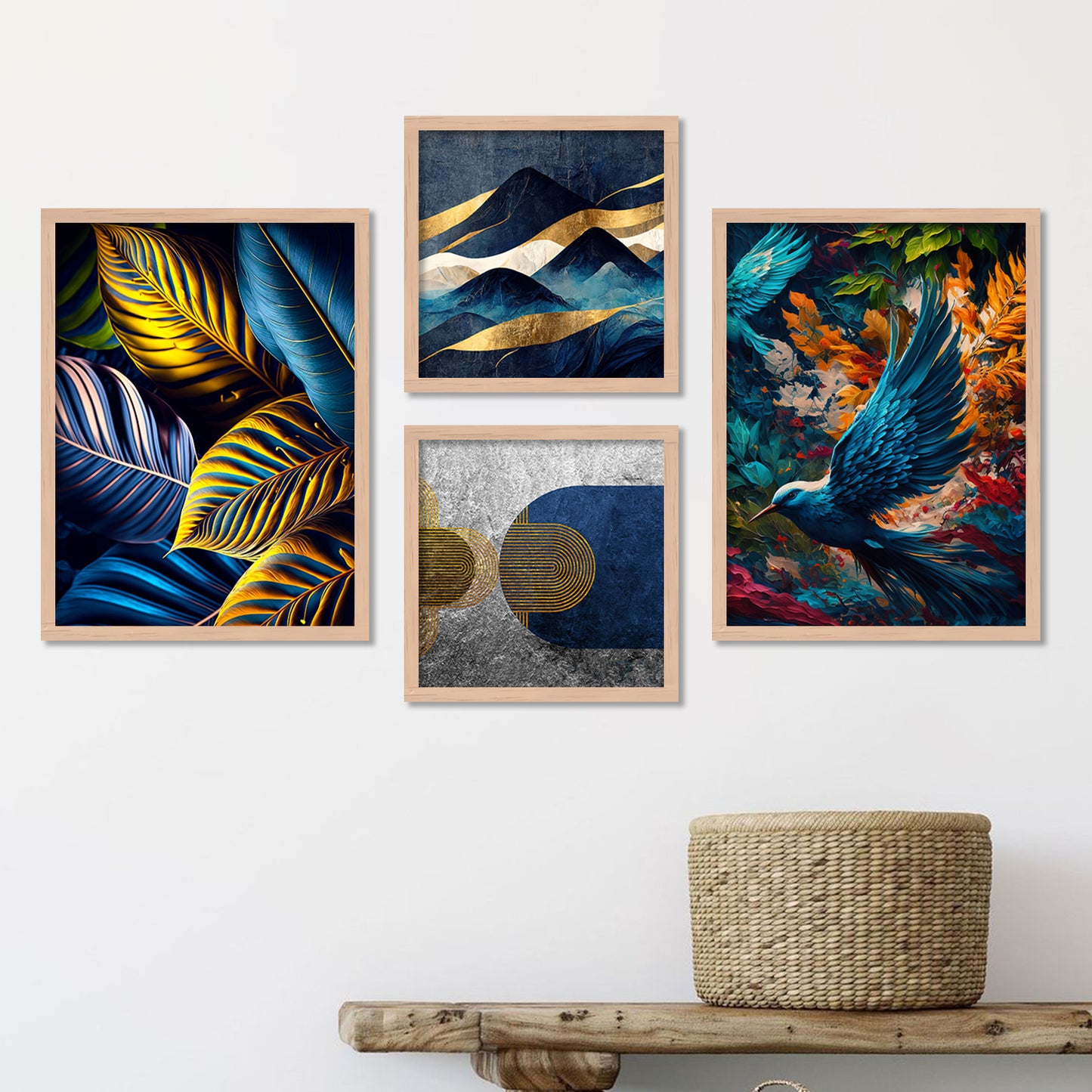 Aesthetic Premium Digital Paintings with Frame for Home Decoration-Kotart