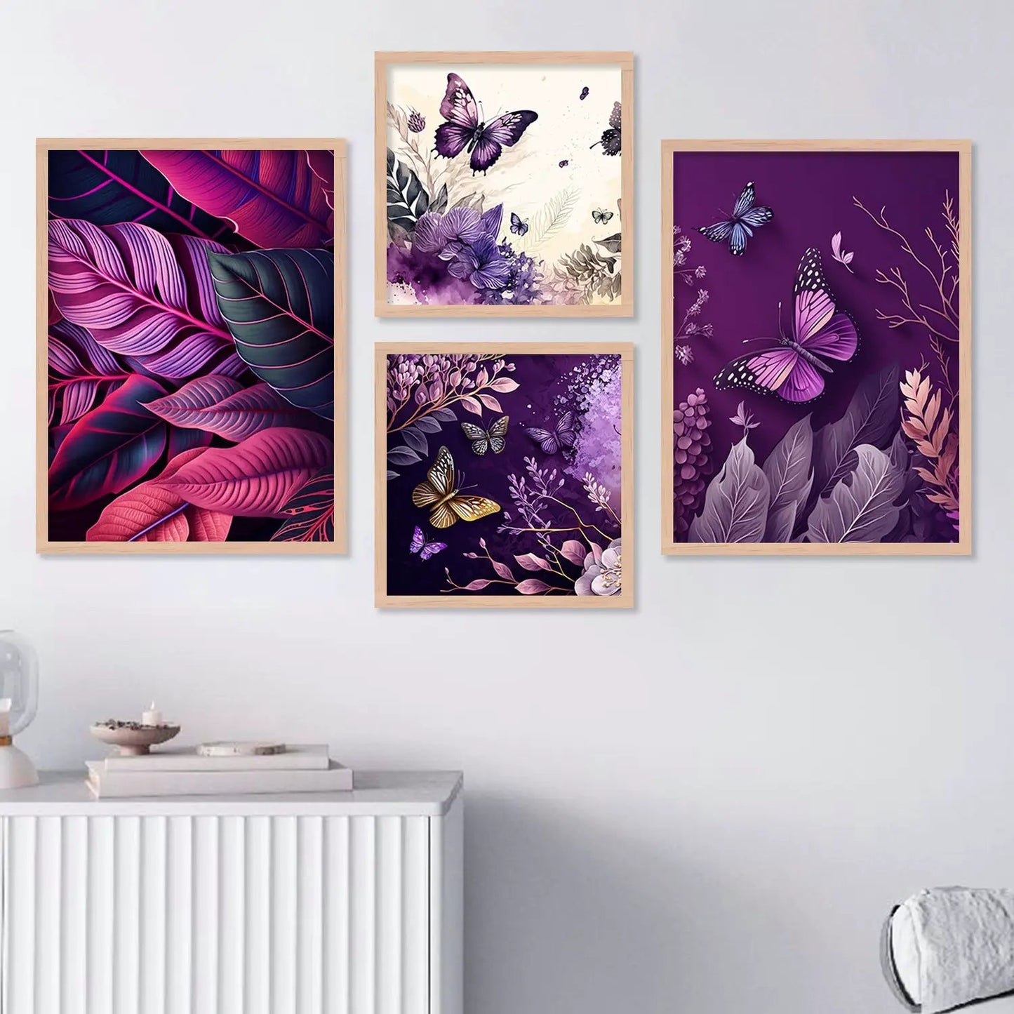 Aesthetics Modern Nature Art Painting with Frame for Living Room Bedroom Office Wall Decor-Kotart