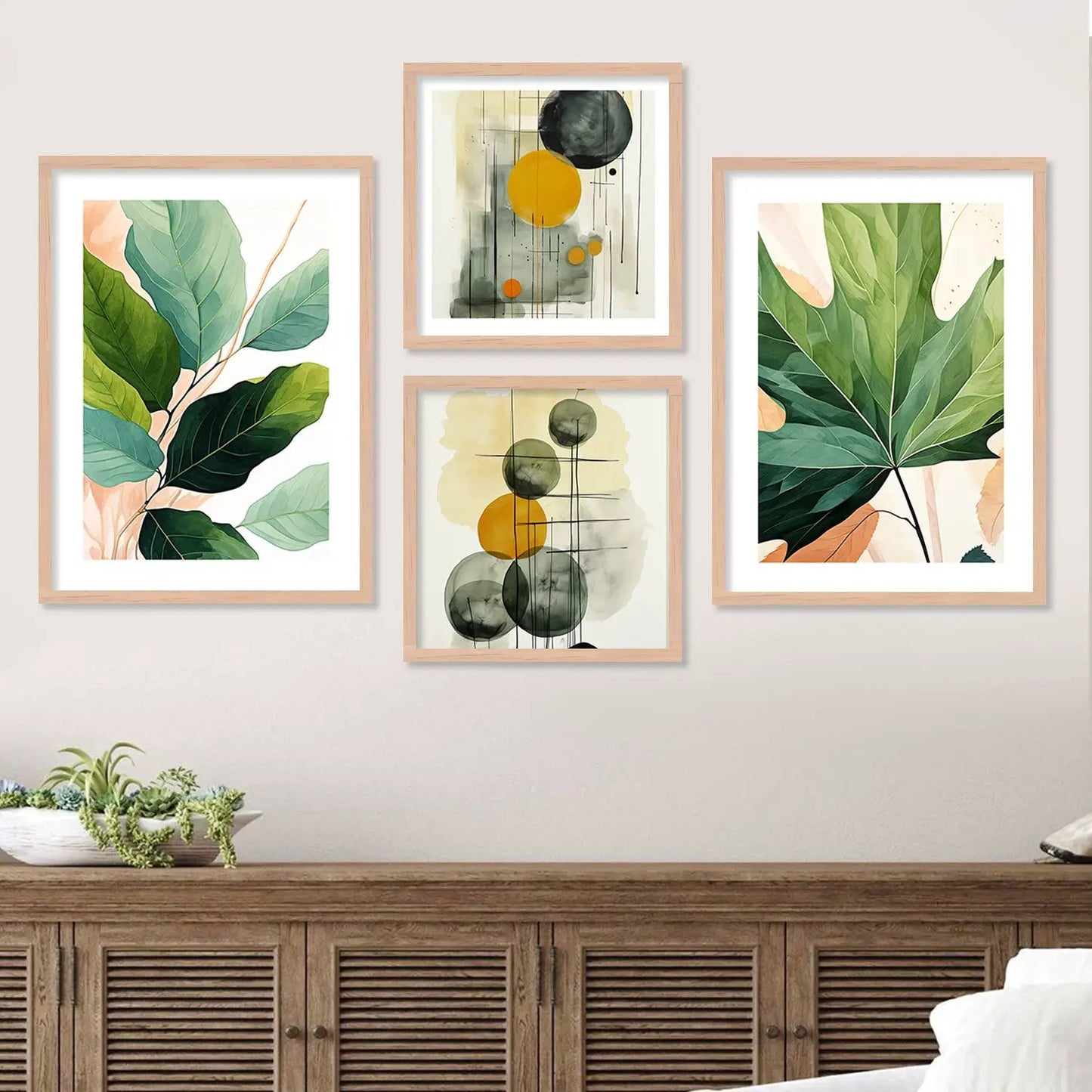 Nature's Leaf Painting for Your Gallery Wall-Kotart