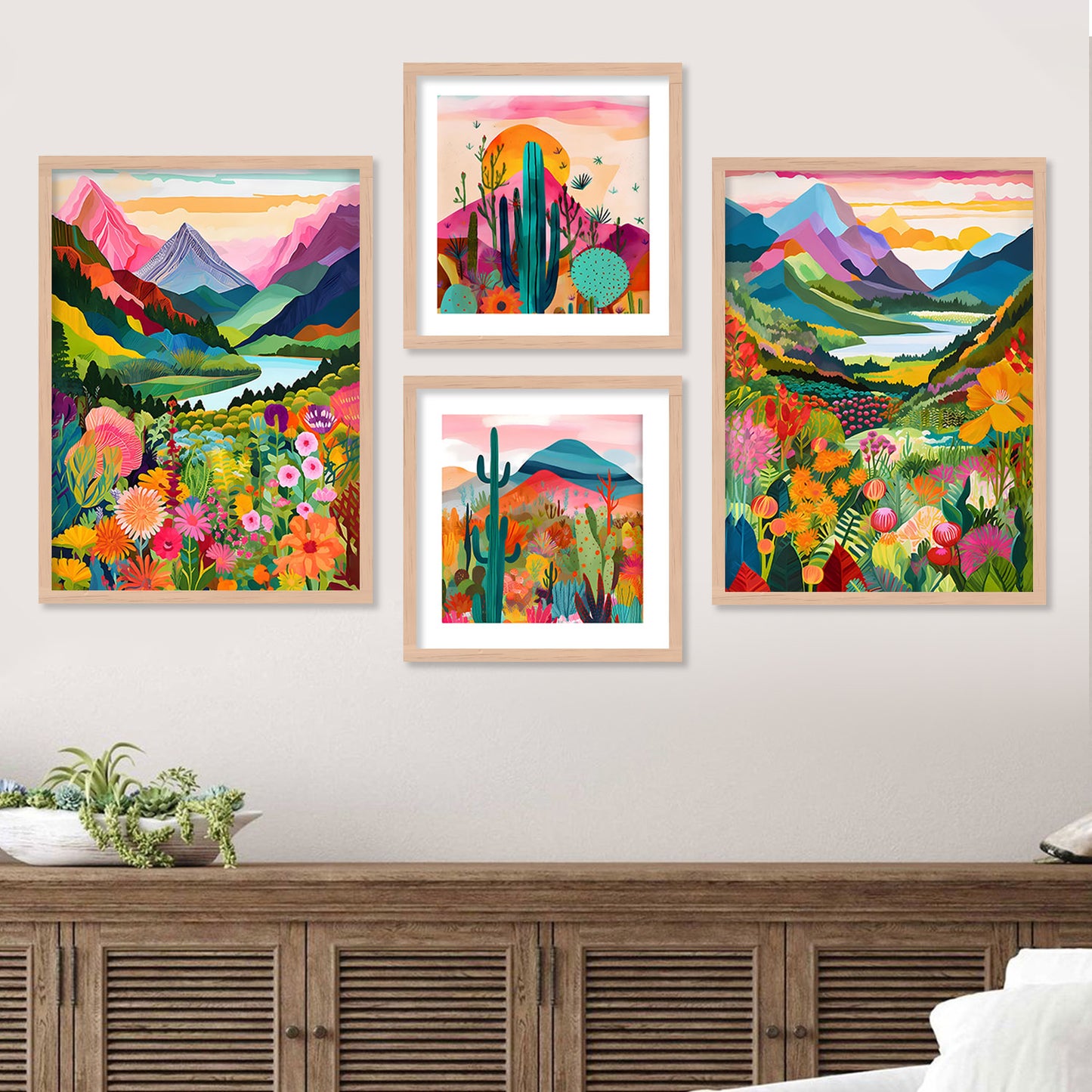 Breathe in the Beauty: Scenic Painting Combo for Your Home-Kotart