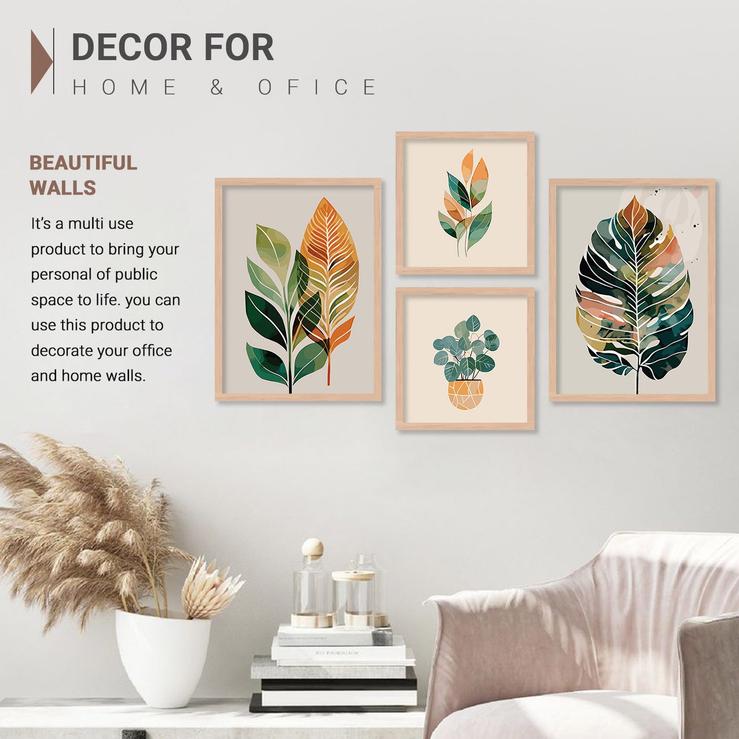 Bohemian Vibes: Nature Inspired Framed Posters to Elevate Your Space-Kotart
