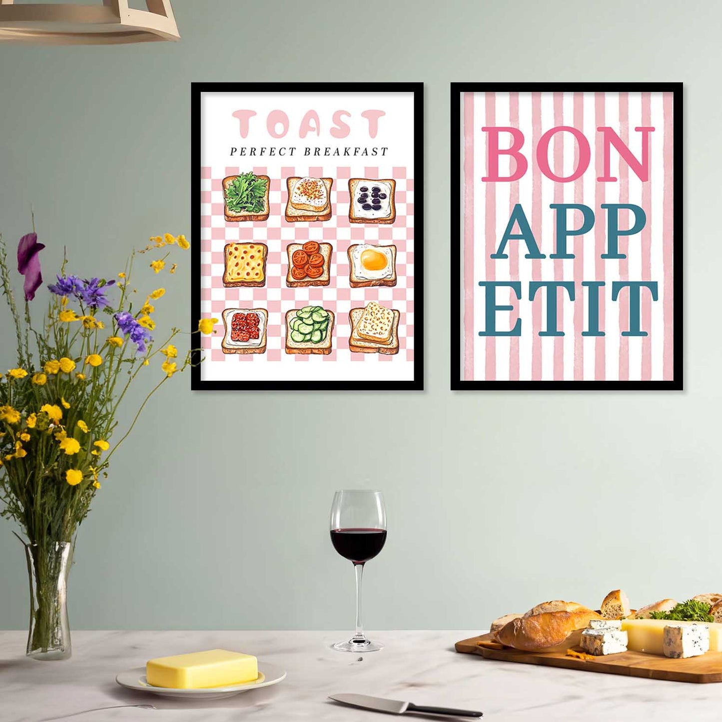 Kitchen Wall Print For Living Room Wall Decor