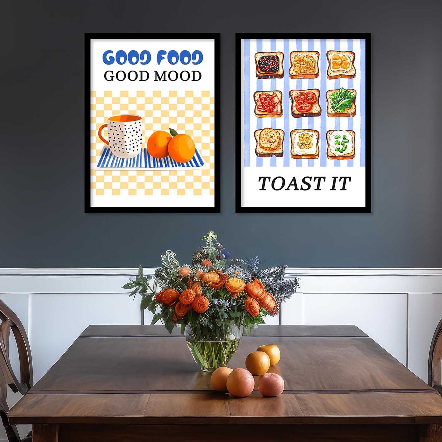Restaurant Wall Print For Living Room Wall Decor