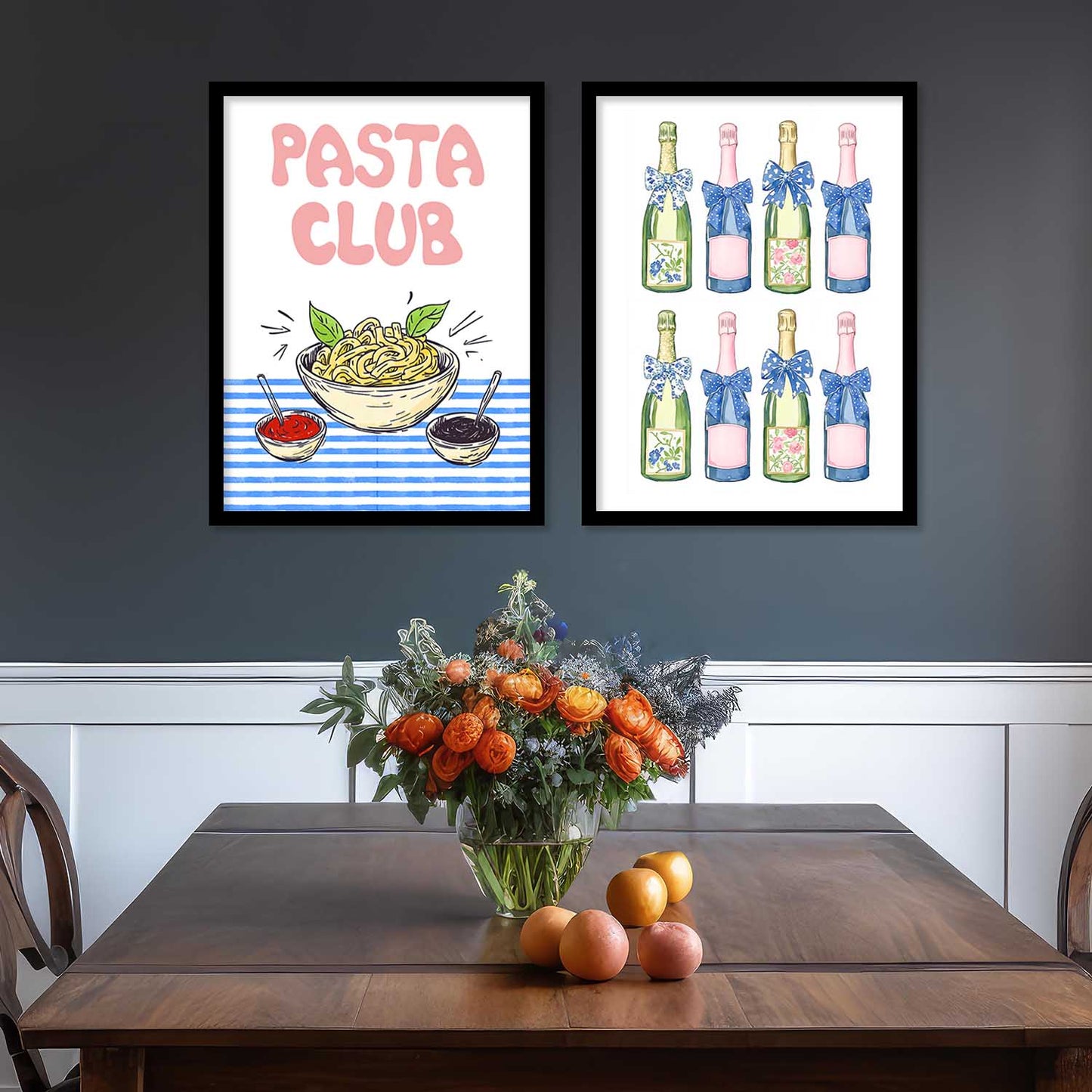 Restaurant Wall Print For Living Room Wall Decor