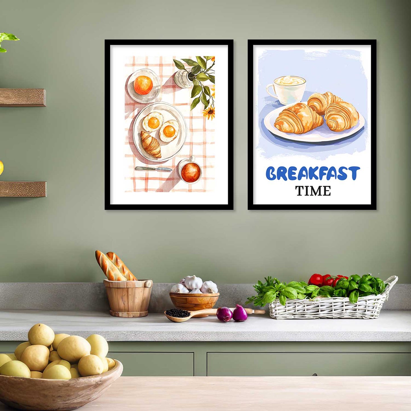 Restaurant Wall Print For Living Room Wall Decor