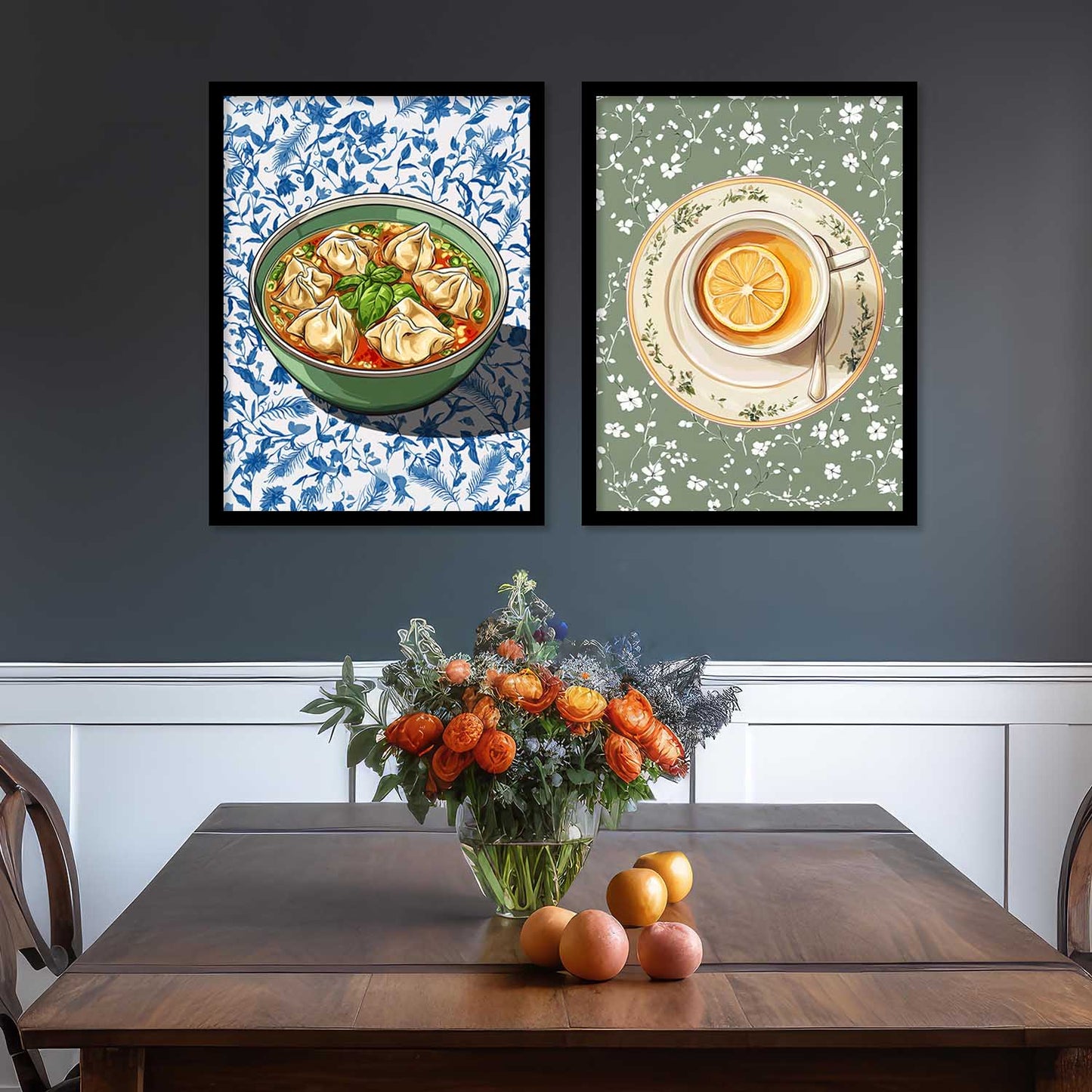 Restaurant Wall Print For Living Room Wall Decor
