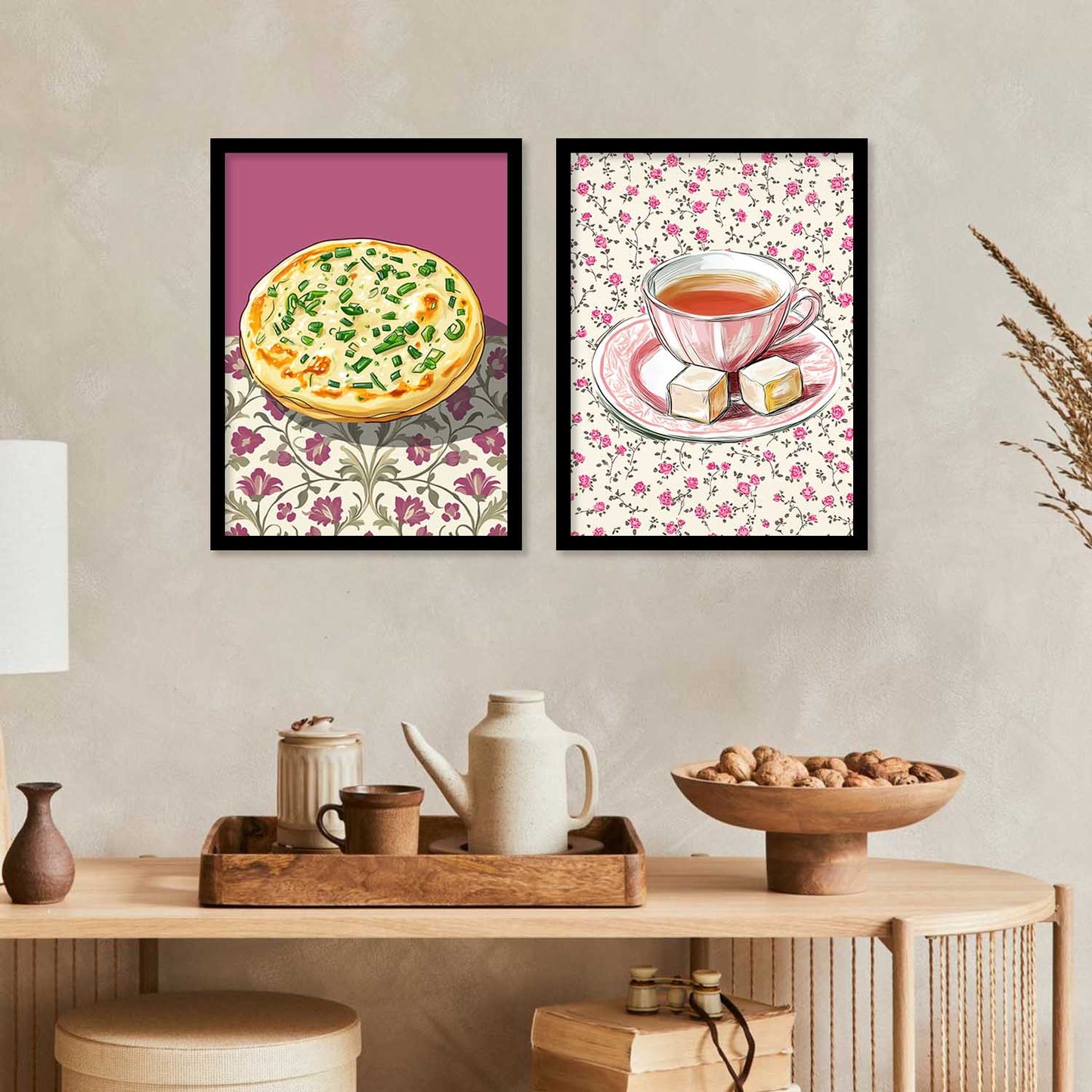 Restaurant Wall Print For Living Room Wall Decor