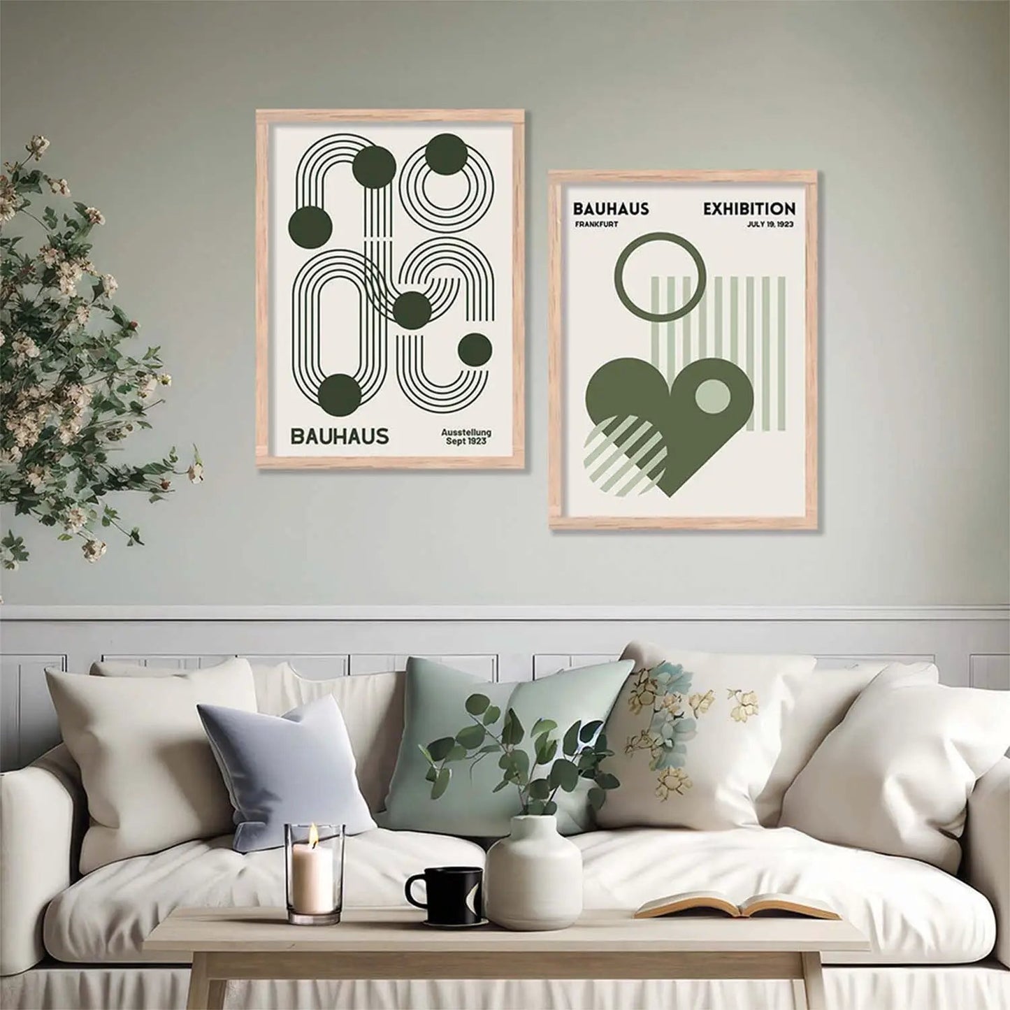 Boho Framed Wall Art Prints | Set of 2 | Home Decor