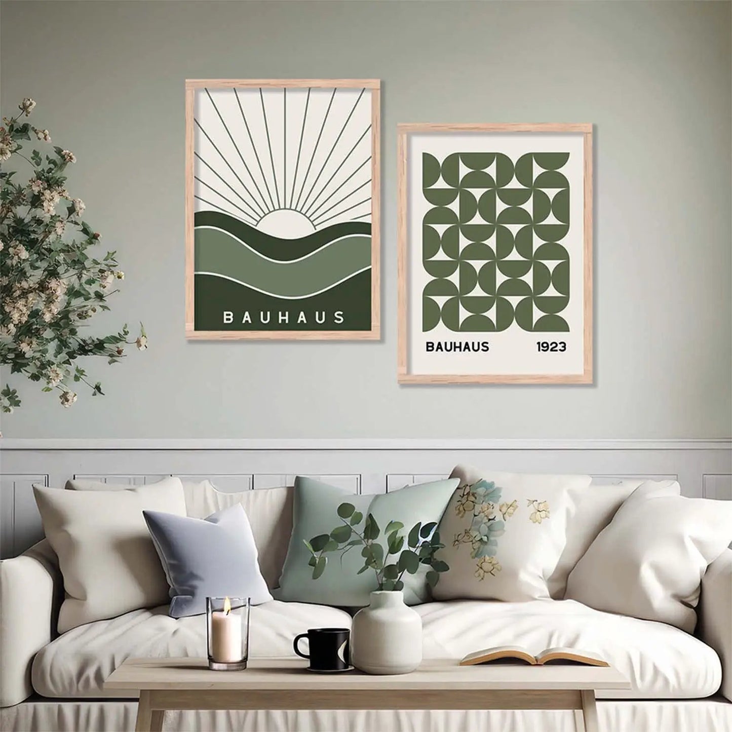 Boho Framed Wall Art Prints | Set of 2 | Home Decor