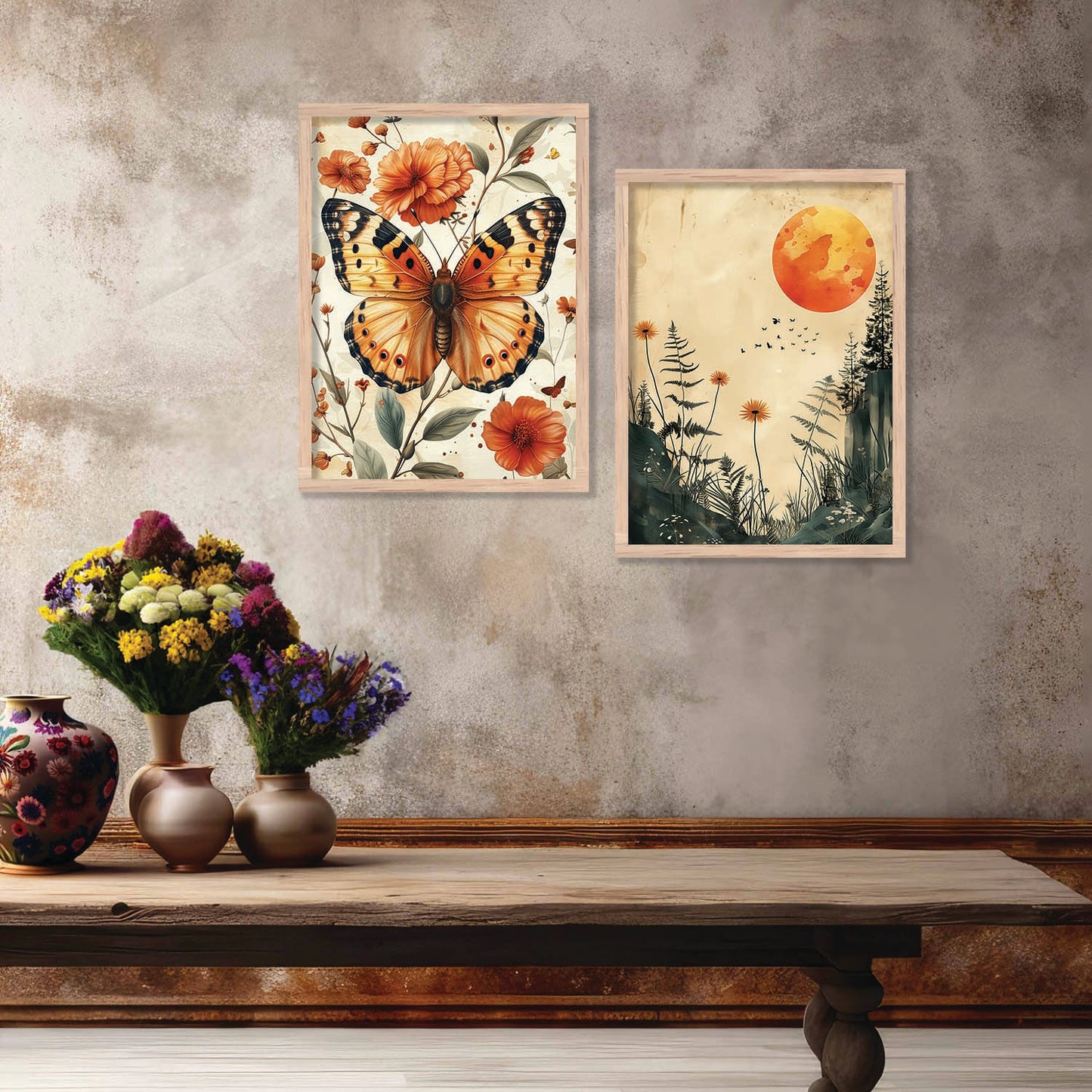 Traditional Wall Print For Living Room Wall Decor