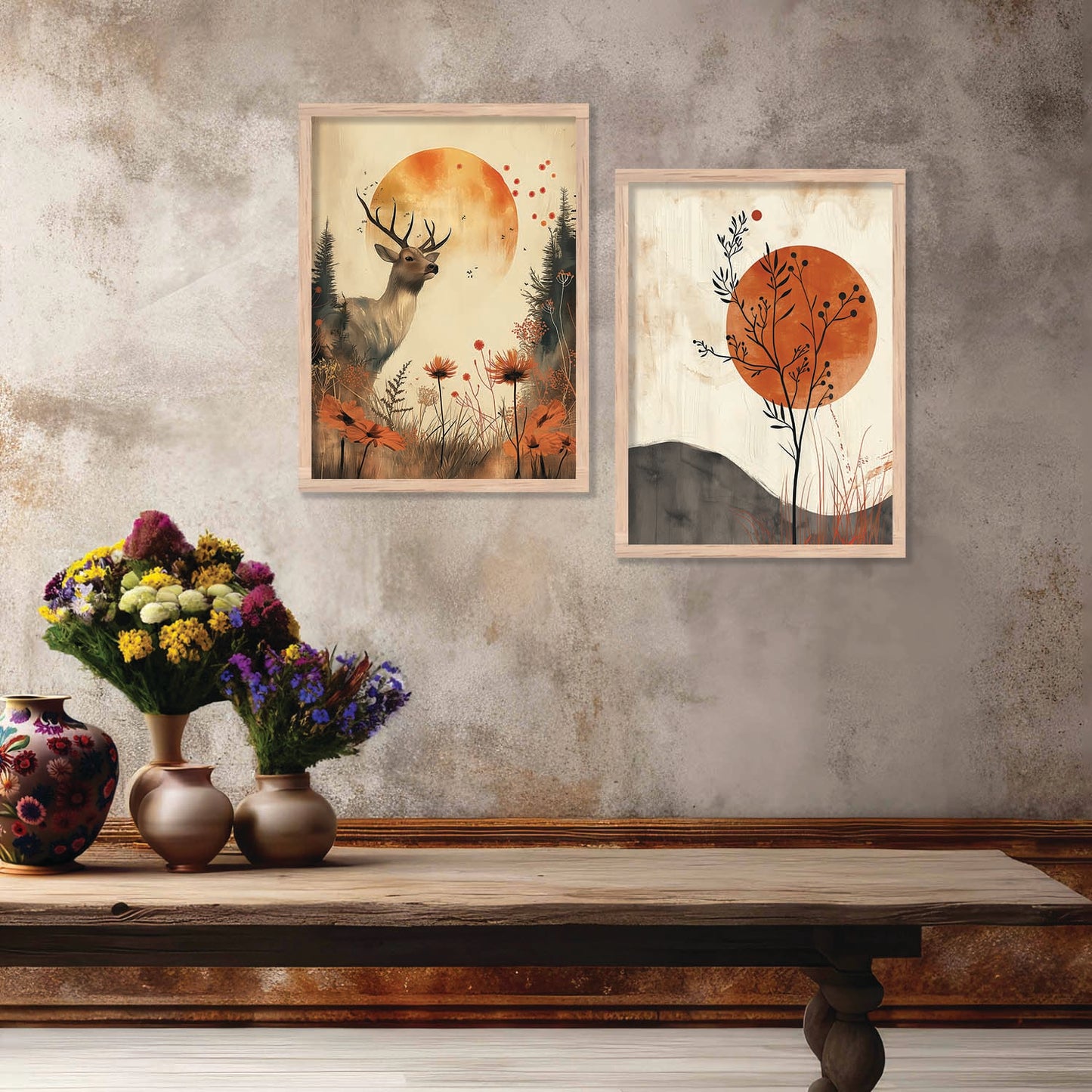 Modern Art Wall Print For Living Room Wall Decor