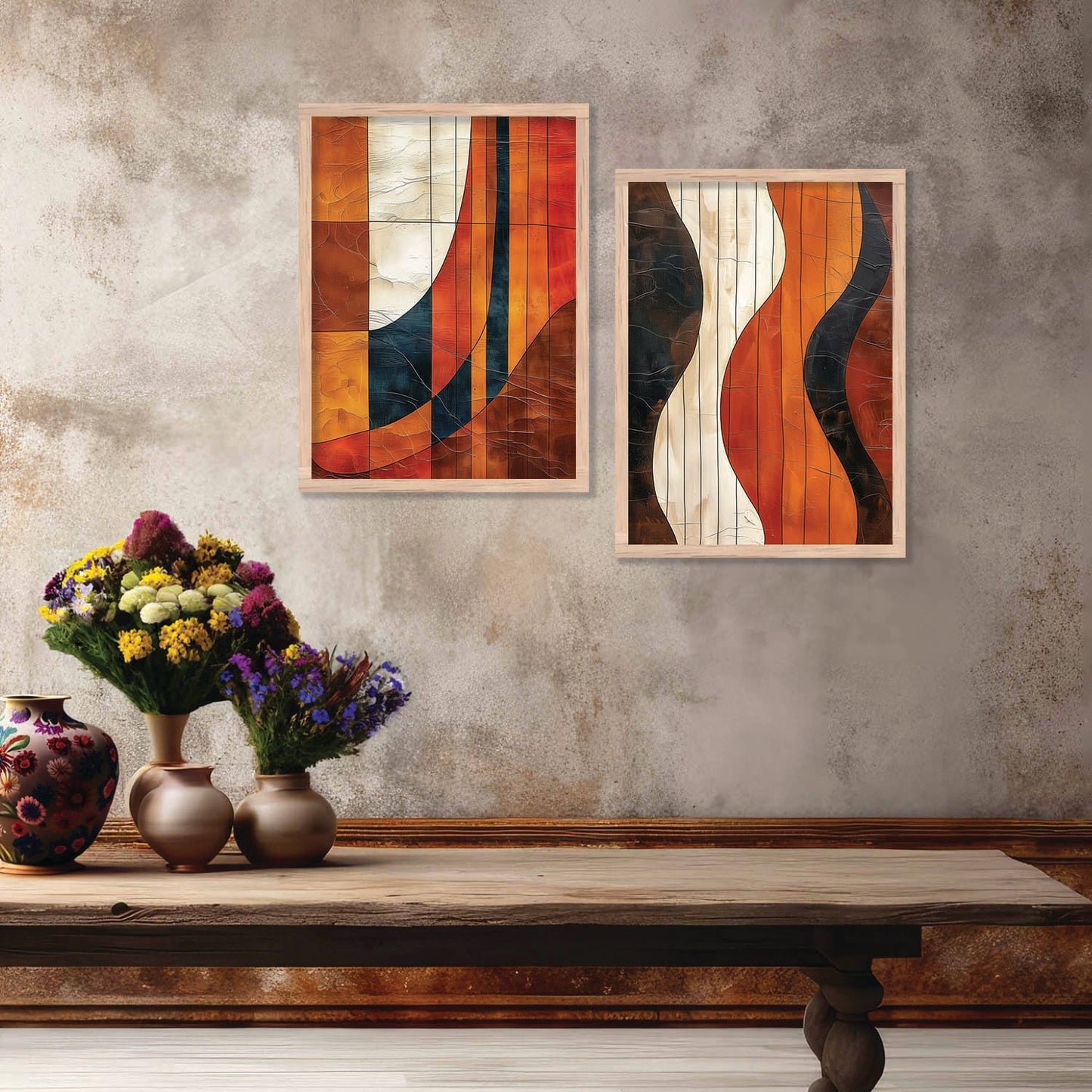 Abstract Wall Print For Living Room Wall Decor