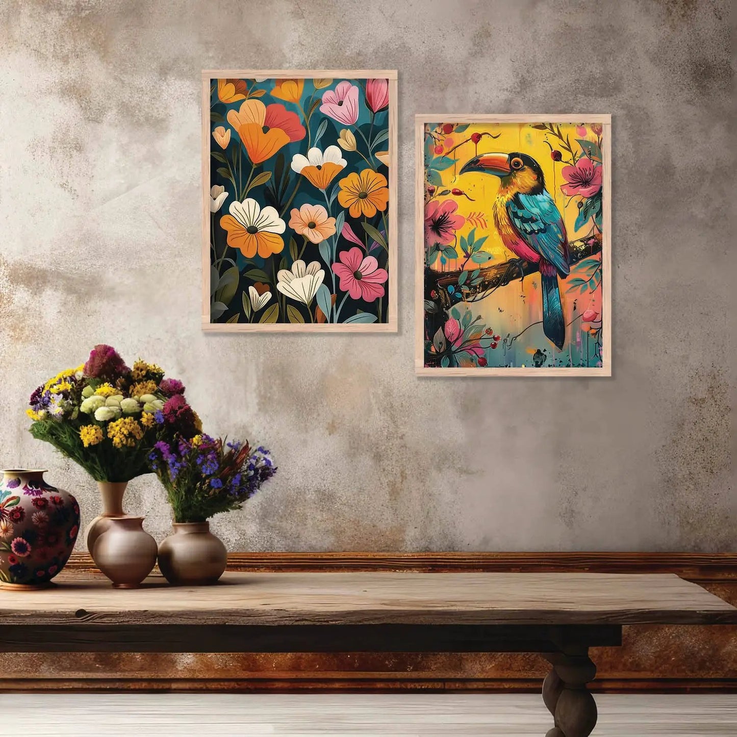 Traditional Wall Print For Living Room Wall Decor