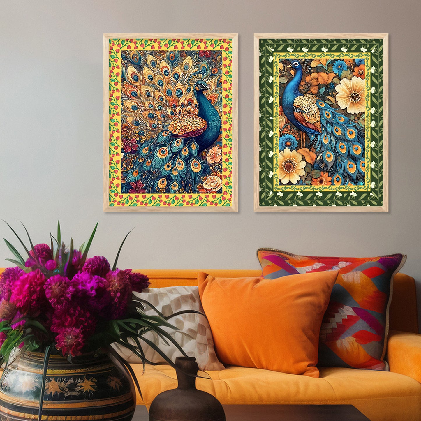Traditional Wall Print For Living Room Wall Decor