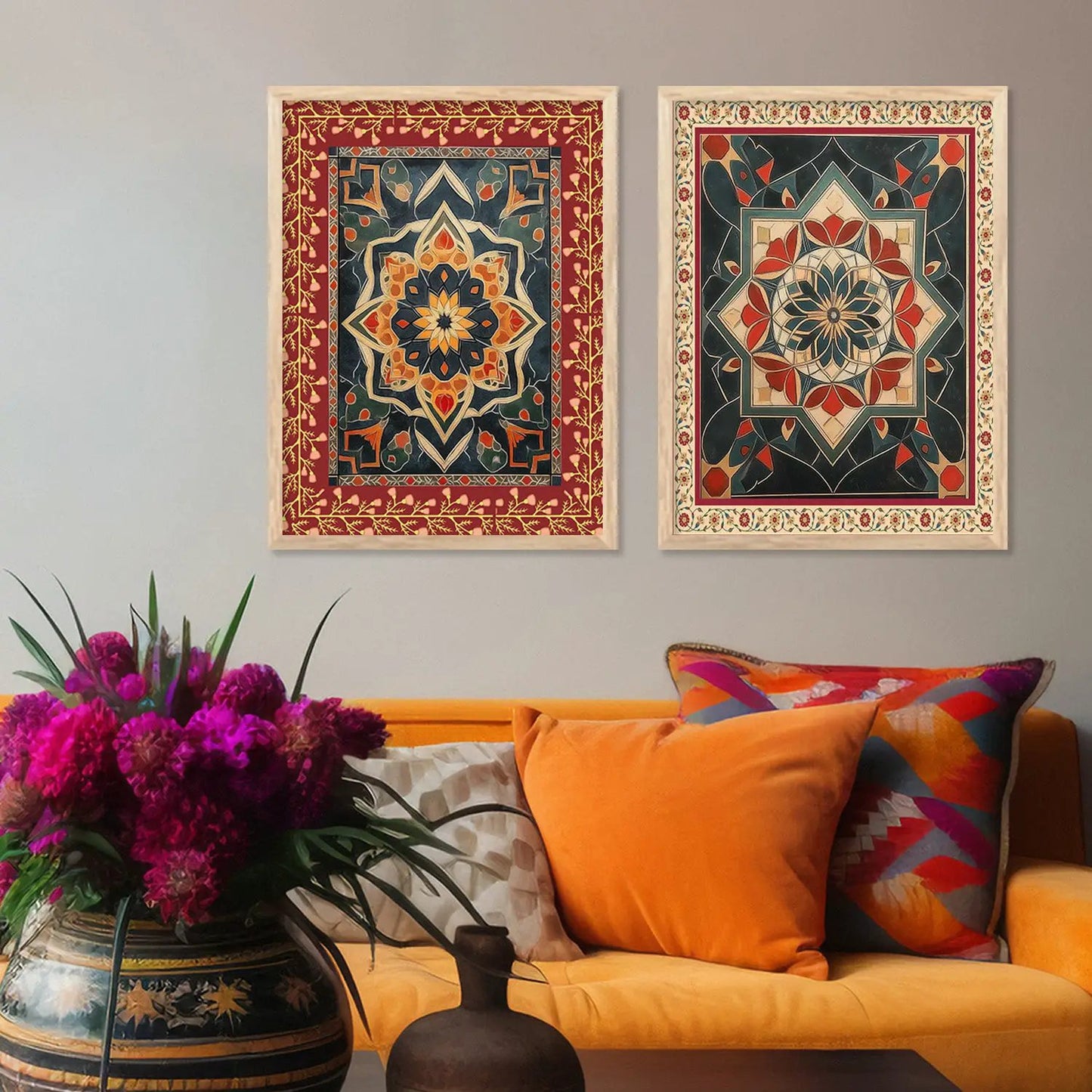 Traditional Wall Print For Living Room Wall Decor