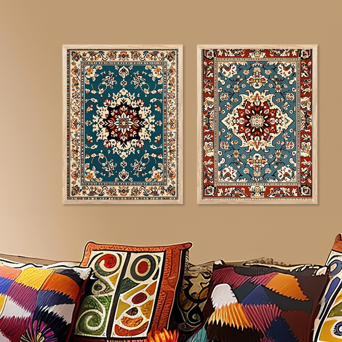 Traditional Wall Print For Living Room Wall Decor