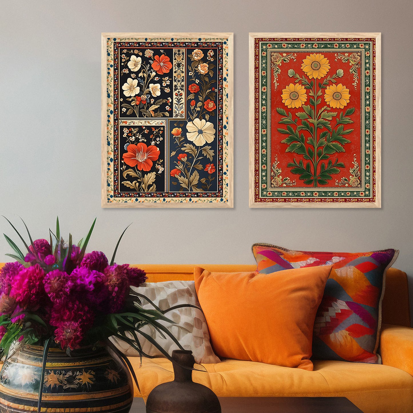 Traditional Wall Print For Living Room Wall Decor