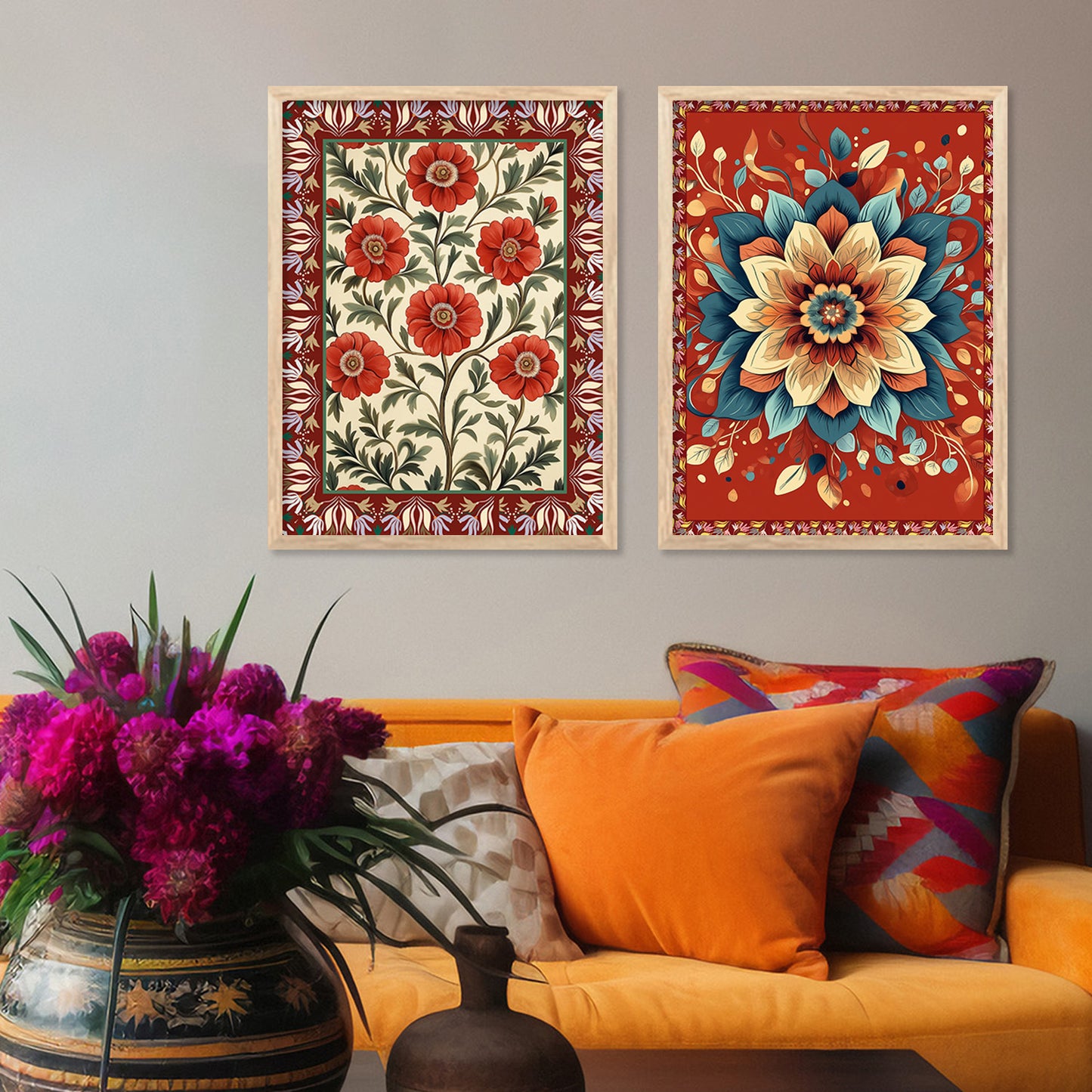 Traditional Wall Print For Living Room Wall Decor