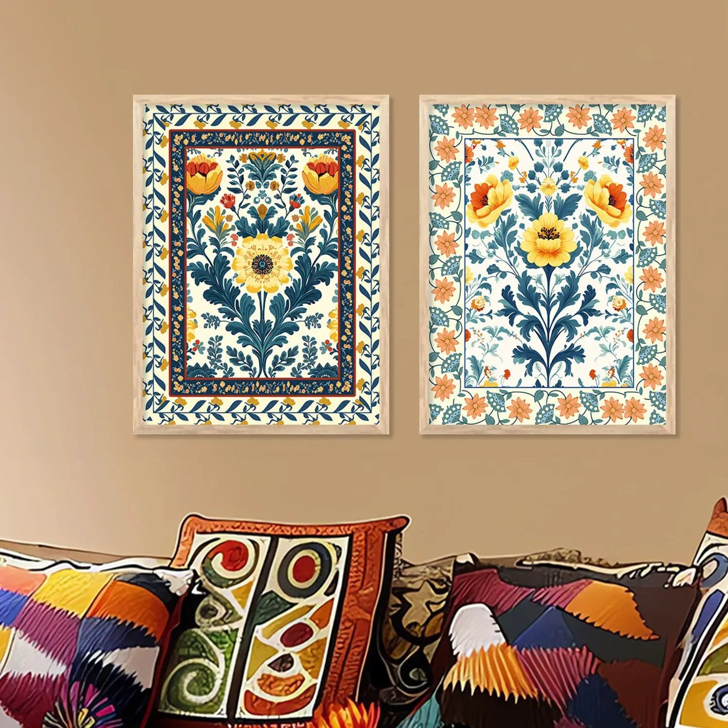 Traditional Wall Print For Living Room Wall Decor