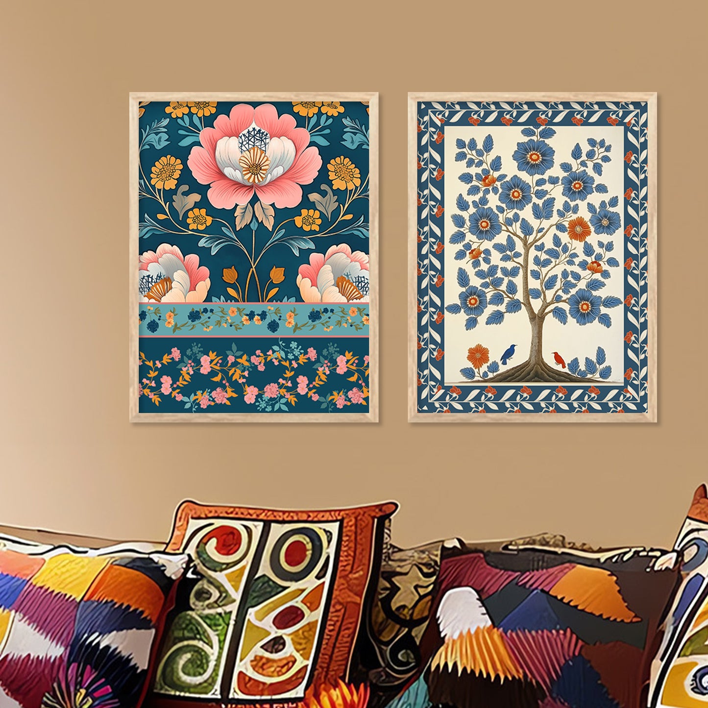 Traditional Wall Print For Living Room Wall Decor