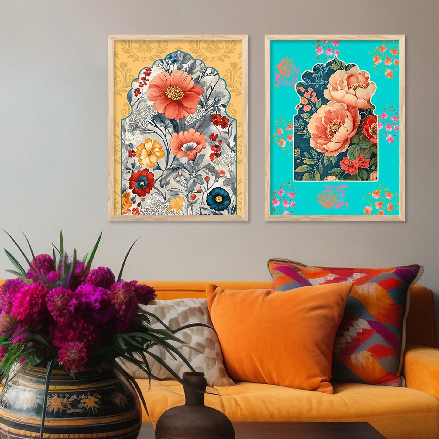 Traditional Wall Print For Living Room Wall Decor