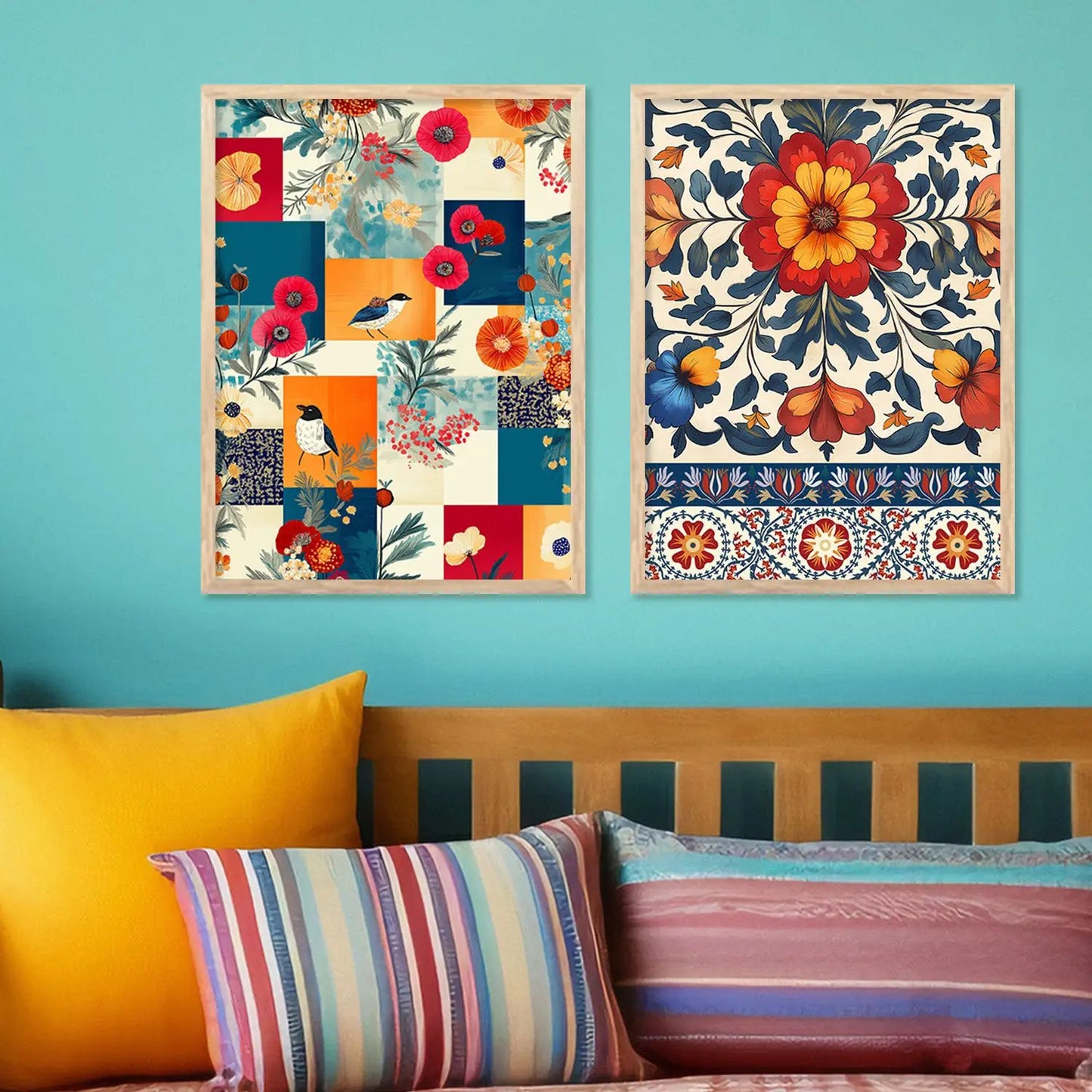 Traditional Wall Print For Living Room Wall Decor