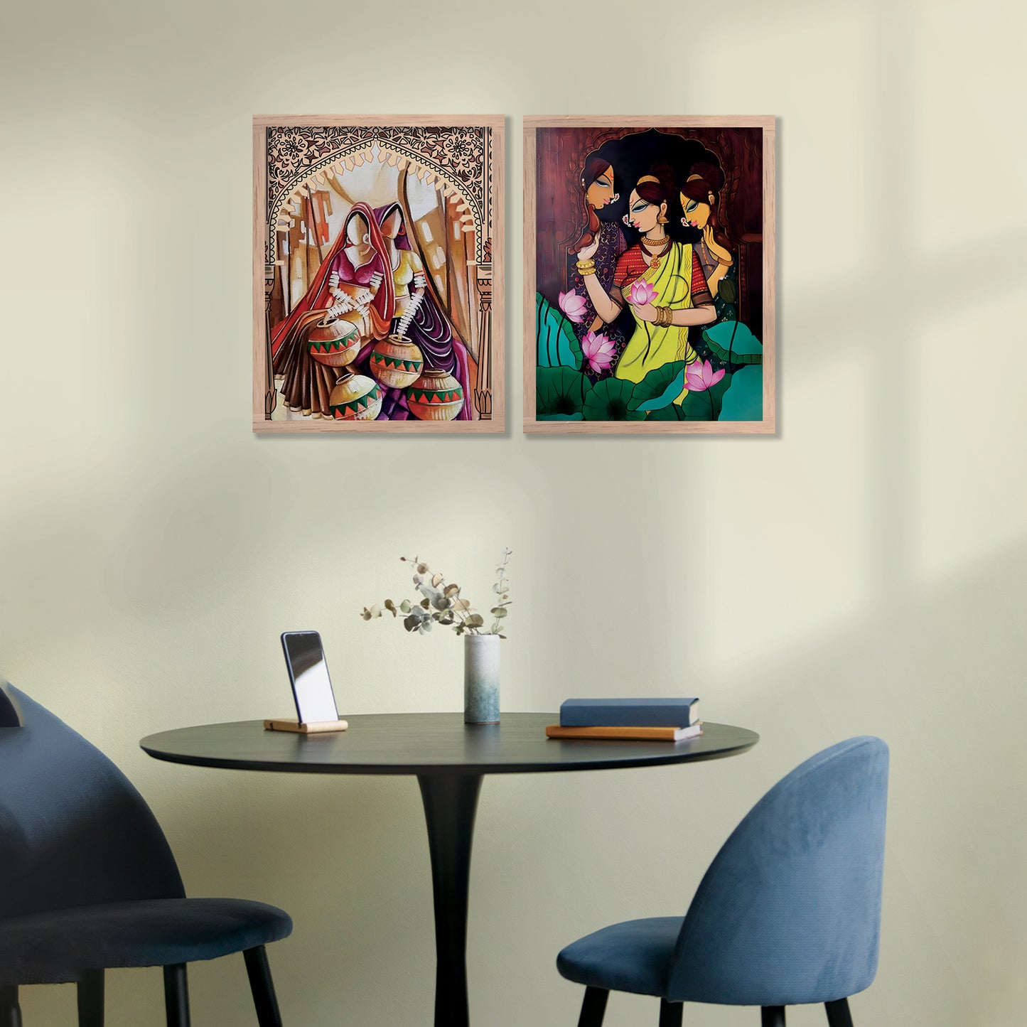 Madhubani Art Combo for Living Room Bedroom Home an Office Wall Decor