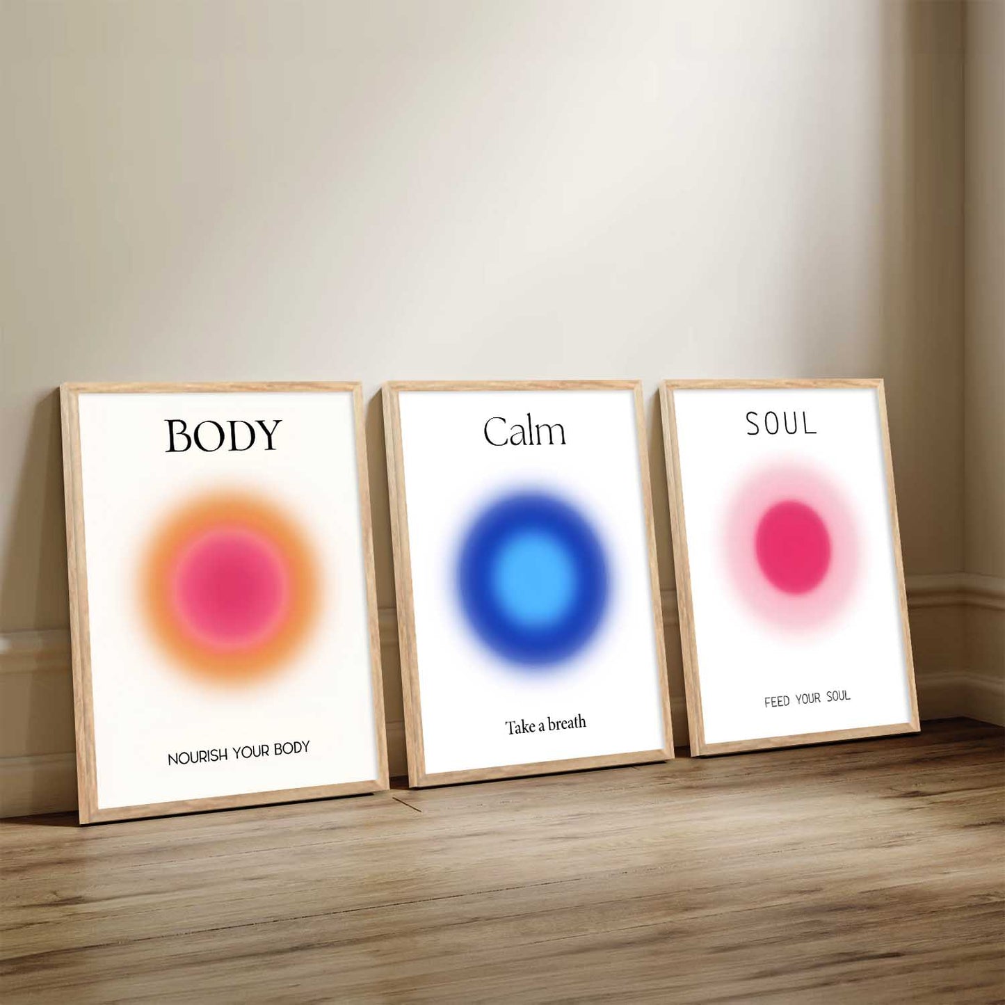 Daily Affirmations Motivational Wall Art Paintings for Living Room Bedroom