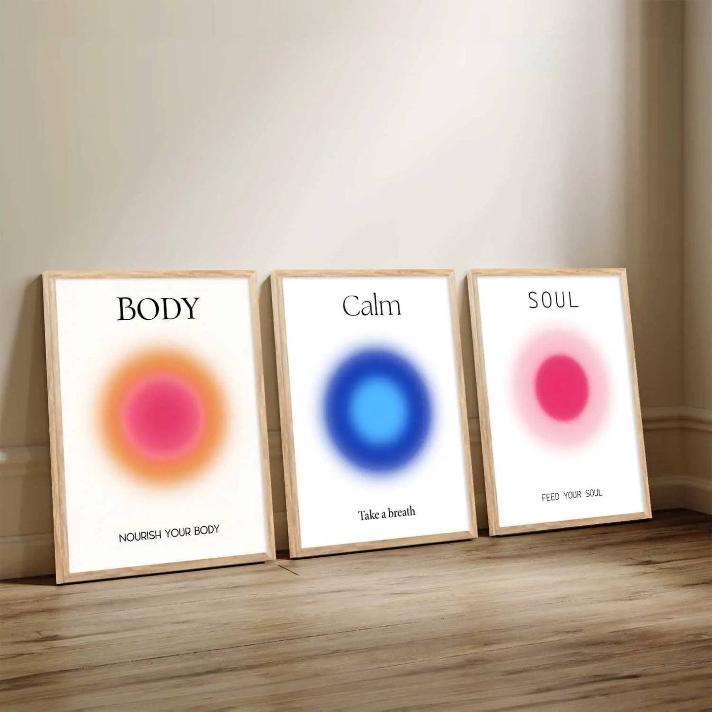Daily Affirmations Motivational Wall Art Paintings for Living Room Bedroom
