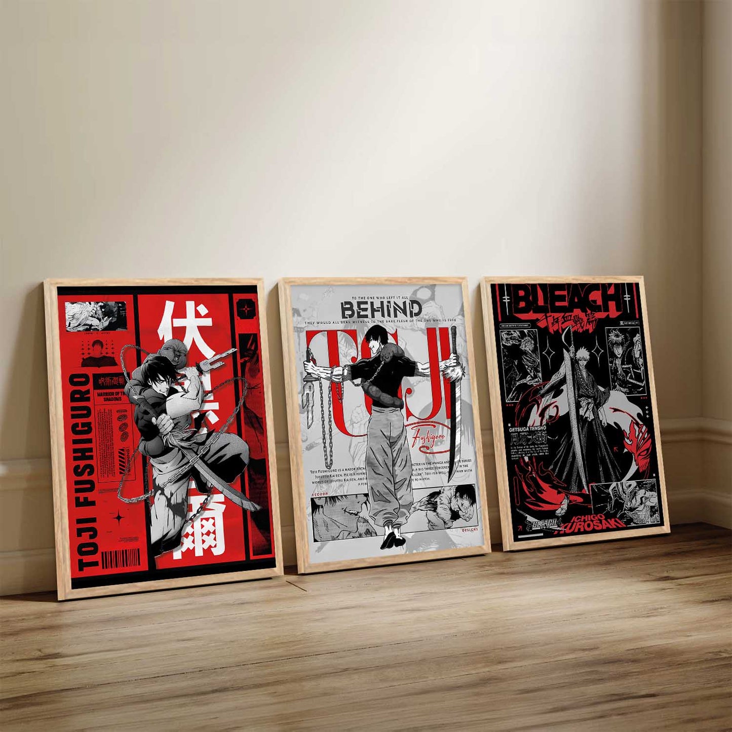 Japanese Anime Wall Art Paintings for Living Room Bedroom