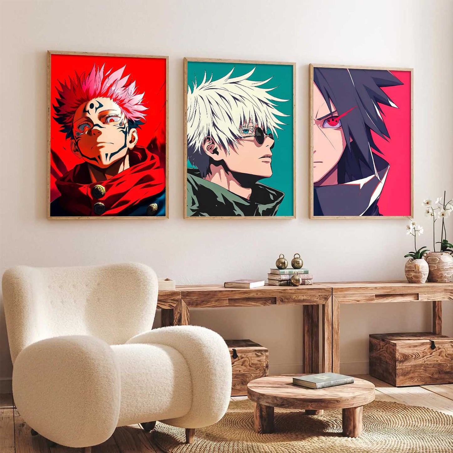 Anime Japanese Wall Art Paintings for Living Room Bedroom