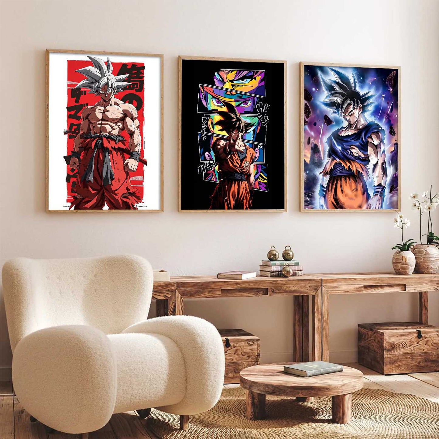 Japanese Anime Wall Art Paintings for Living Room Bedroom