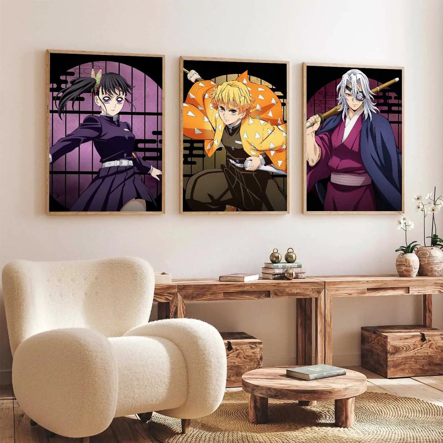 Japanese Anime Wall Art Paintings for Living Room Bedroom