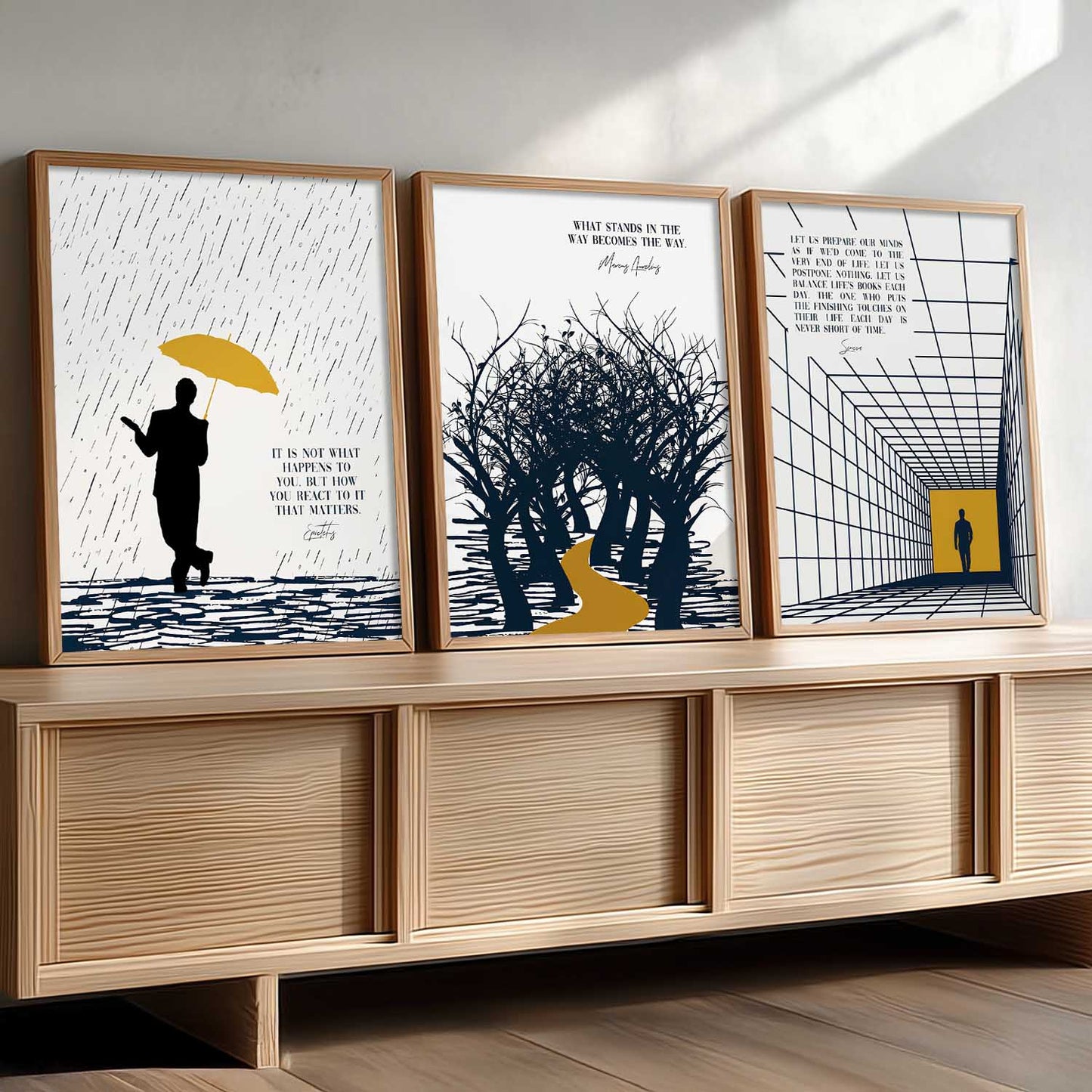 Aesthetic Inspirational Quotes Wall Art Paintings for Living Room Bedroom