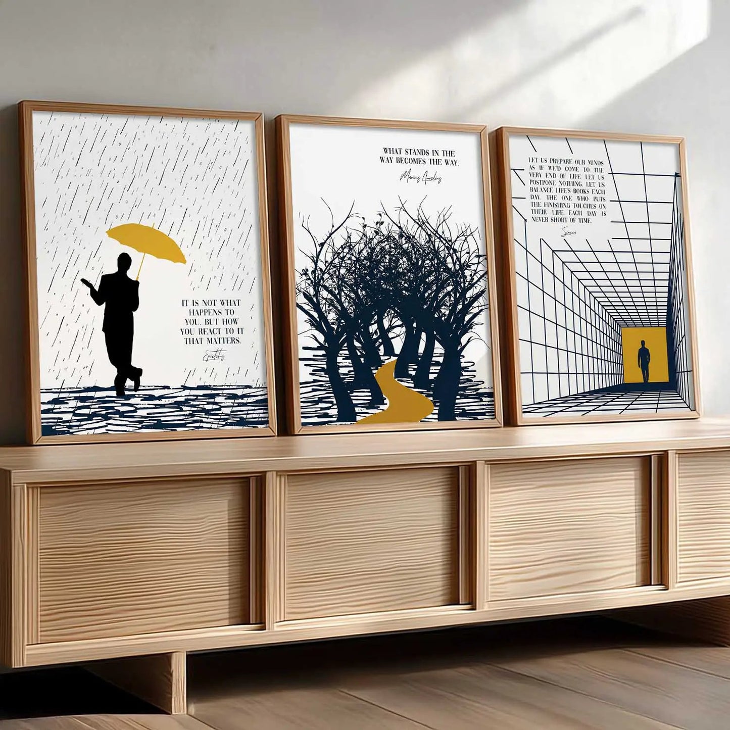 Aesthetic Inspirational Quotes Wall Art Paintings for Living Room Bedroom