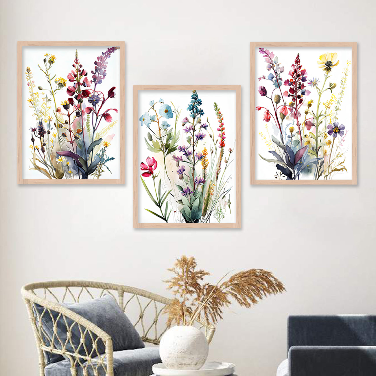 Floral Art Painting for Living Room Bedroom Home and Office Wall Decor-Kotart