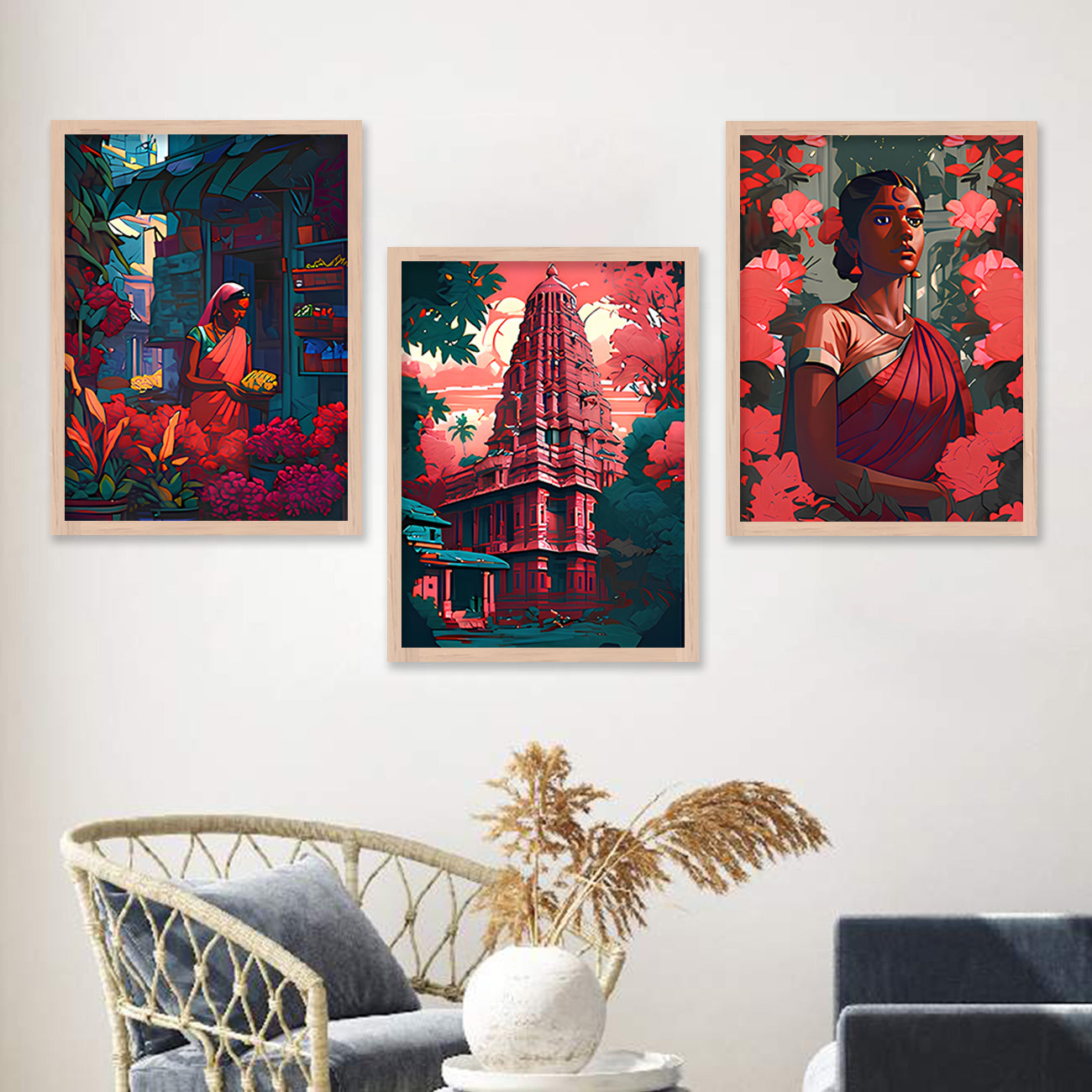 Traditional Art Painting for Living Room Bedroom Home and Office Wall Decor-Kotart