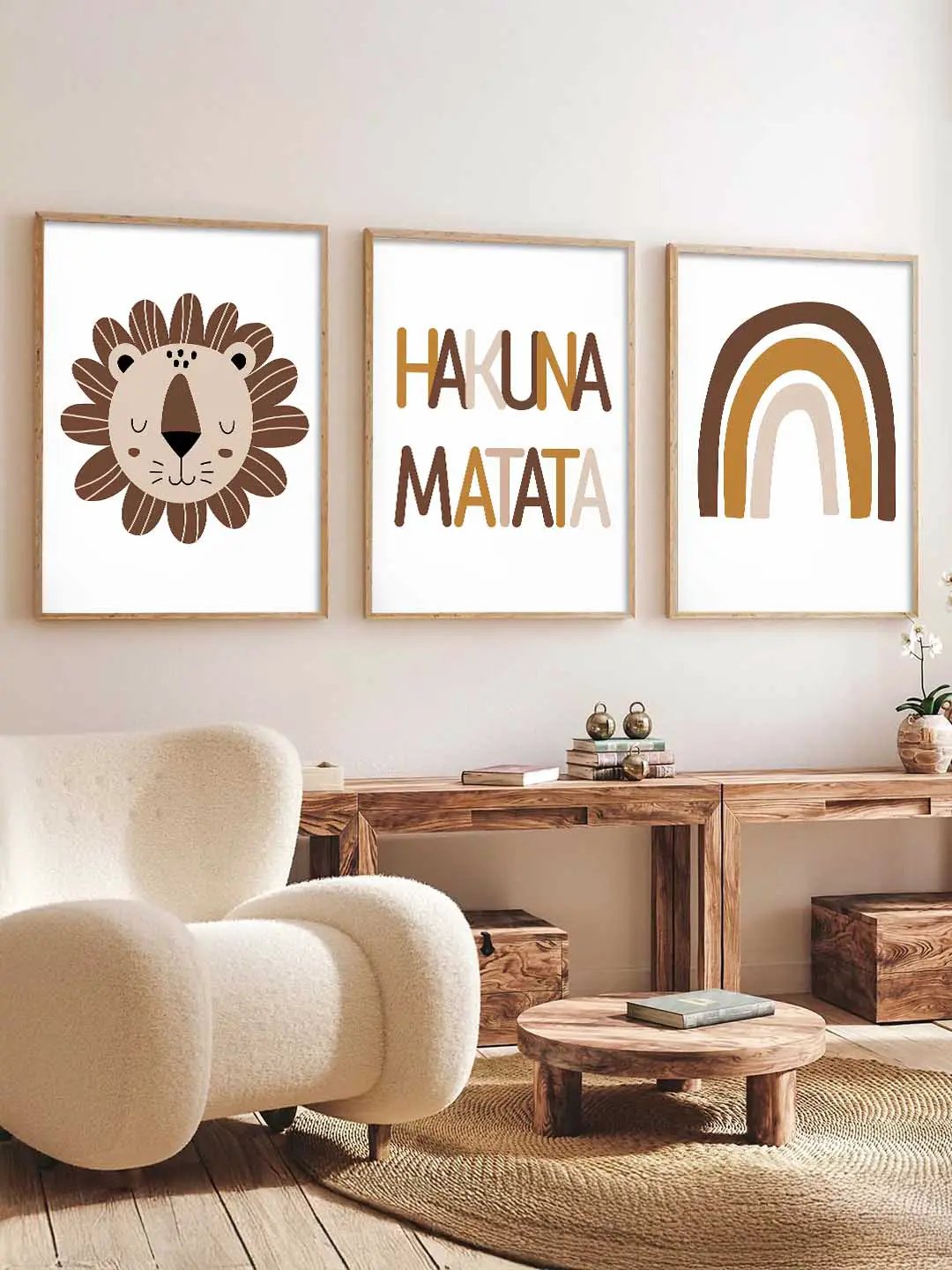 Boho Framed Wall Art Prints | Set of 3 | Home Decor