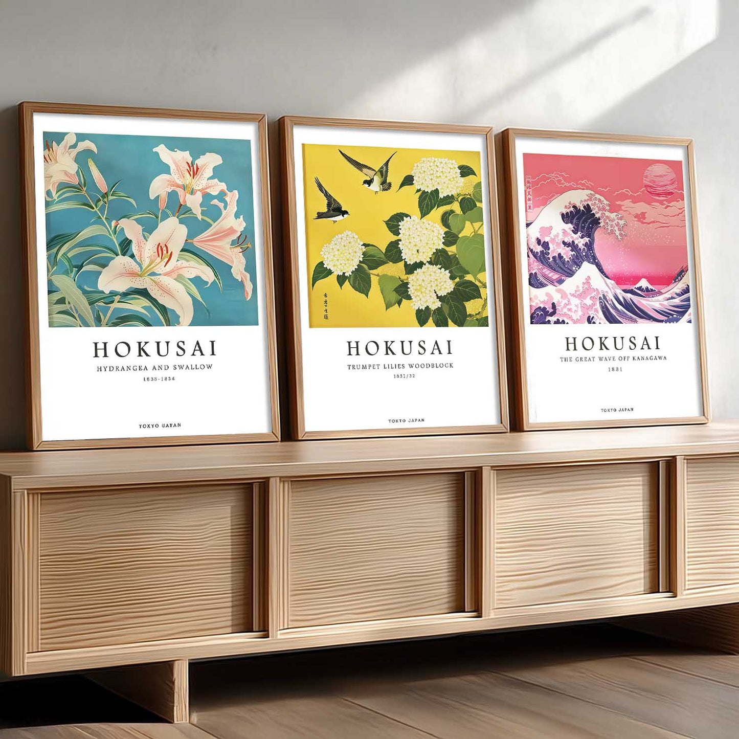 Aesthetic Japan Nature Wall Art Paintings for Living Room Bedroom