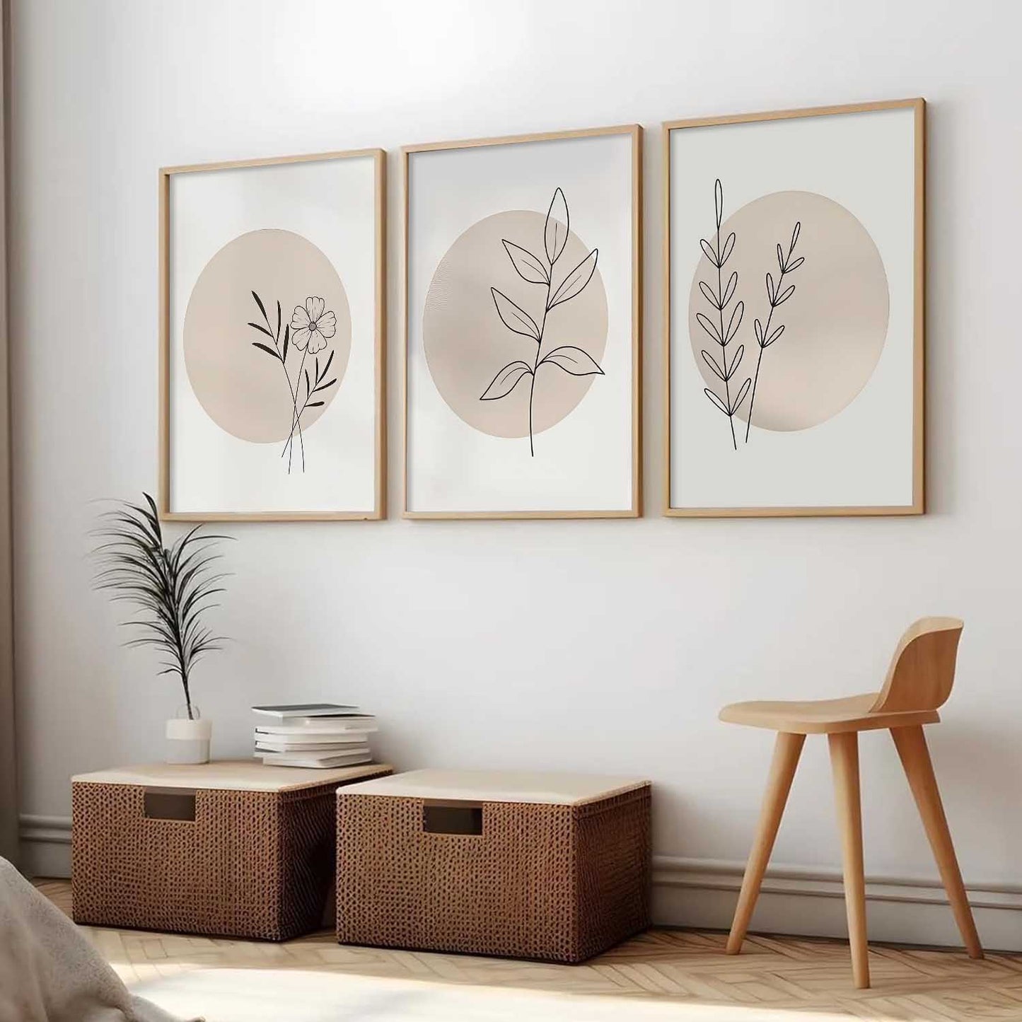 Boho Wall Art Paintings for Living Room Bedroom