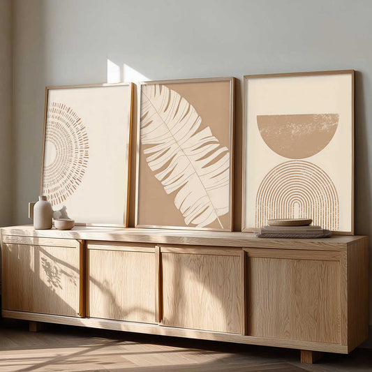 Boho Wall Art Paintings for Living Room Bedroom