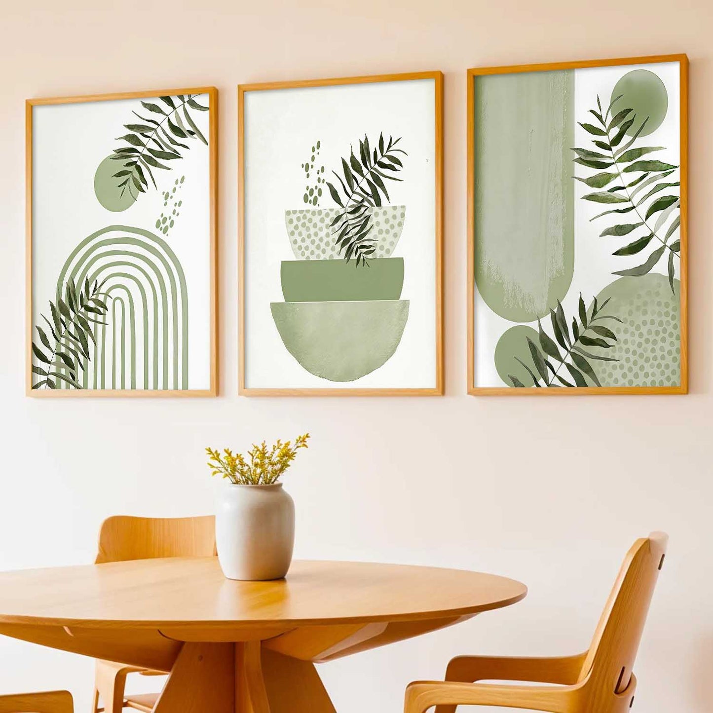 Boho Wall Art Paintings for Living Room Bedroom