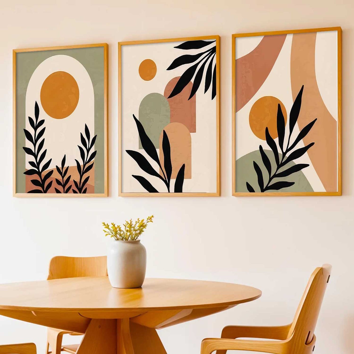 Boho Wall Art Paintings for Living Room Bedroom