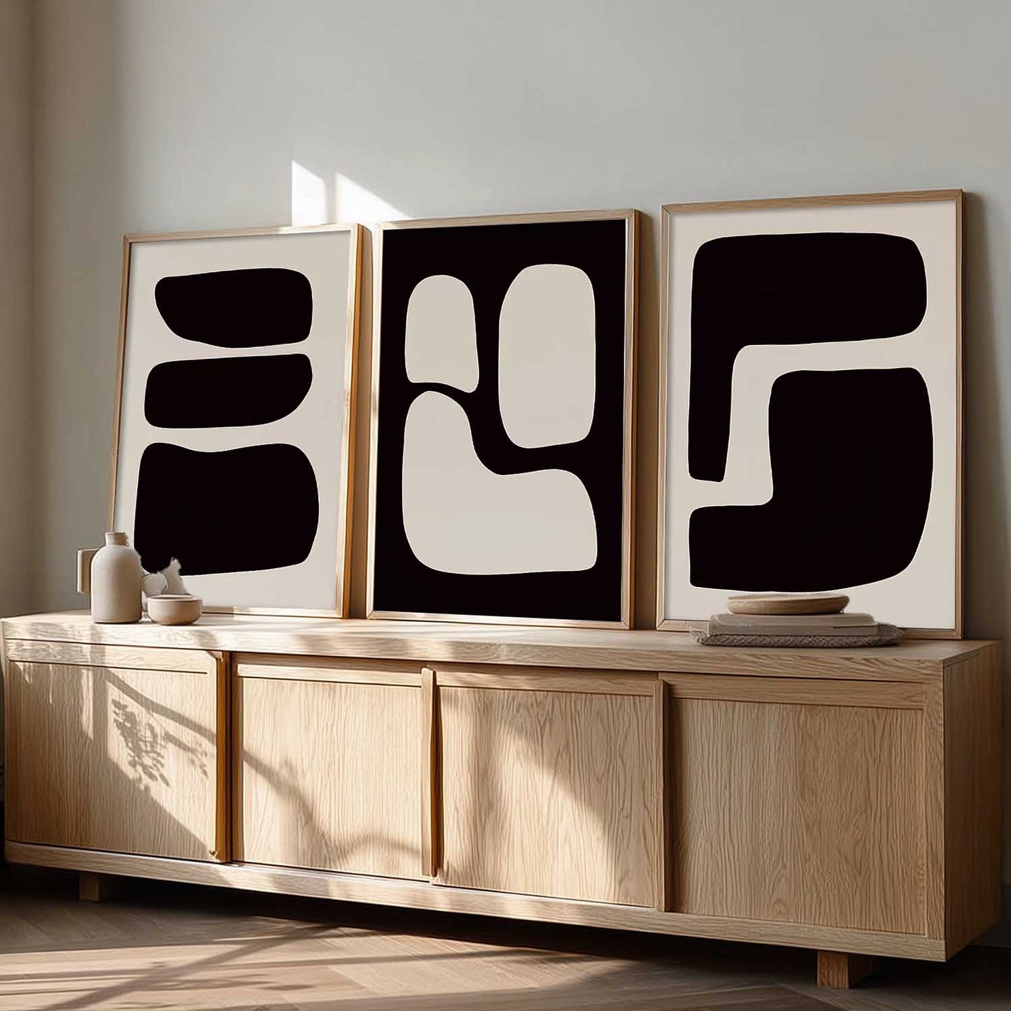 Home Decor Boho Painting Decorative Wall Art | Aesthetic Poster With Frame For Living Room Bed Room Hotel Wall Decor Digital Reprint