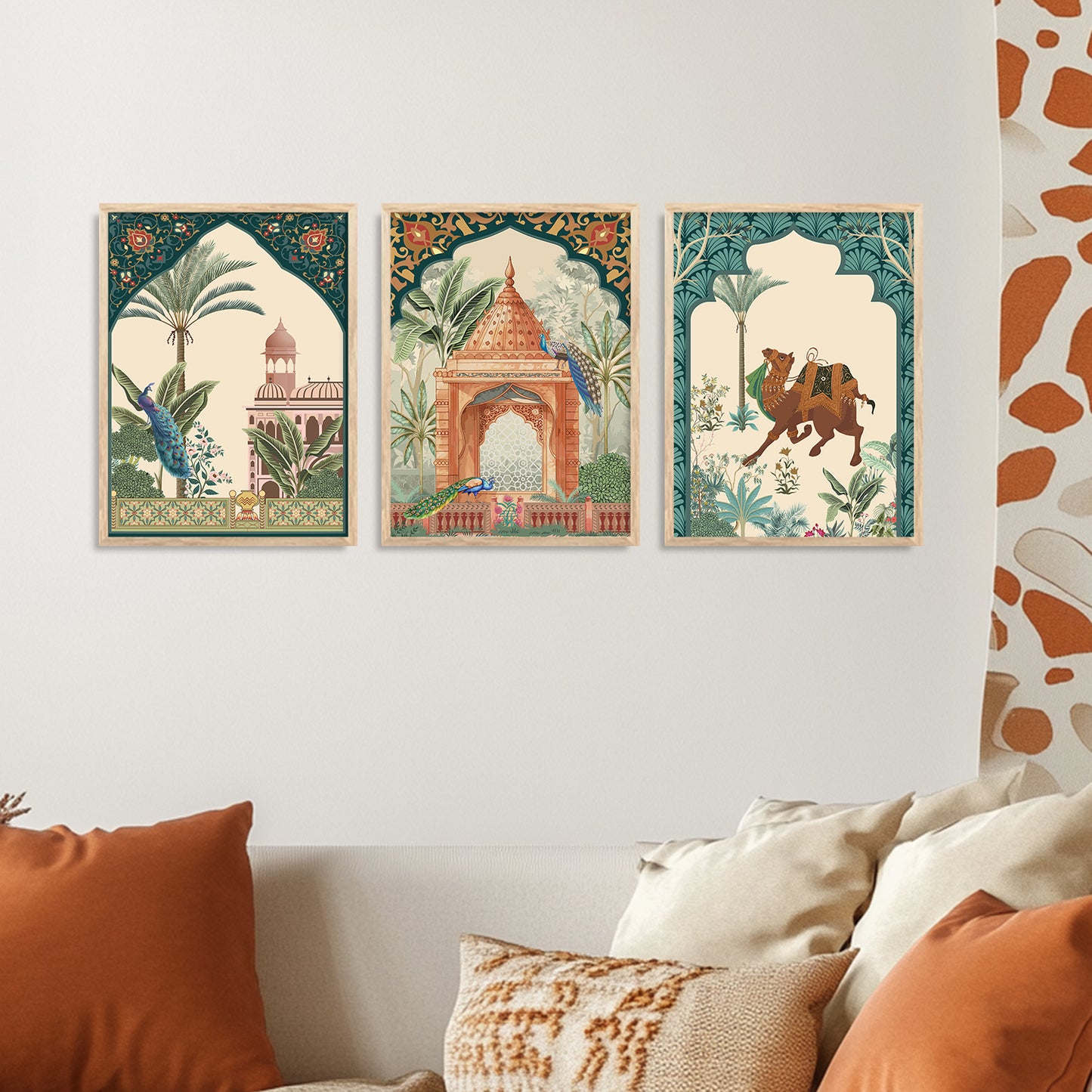 Kotart Traditional Indian Wall Art Paintings for Living Room | Wall Poster With frames | Paintings For Home Decoration | Framed Wall Painting