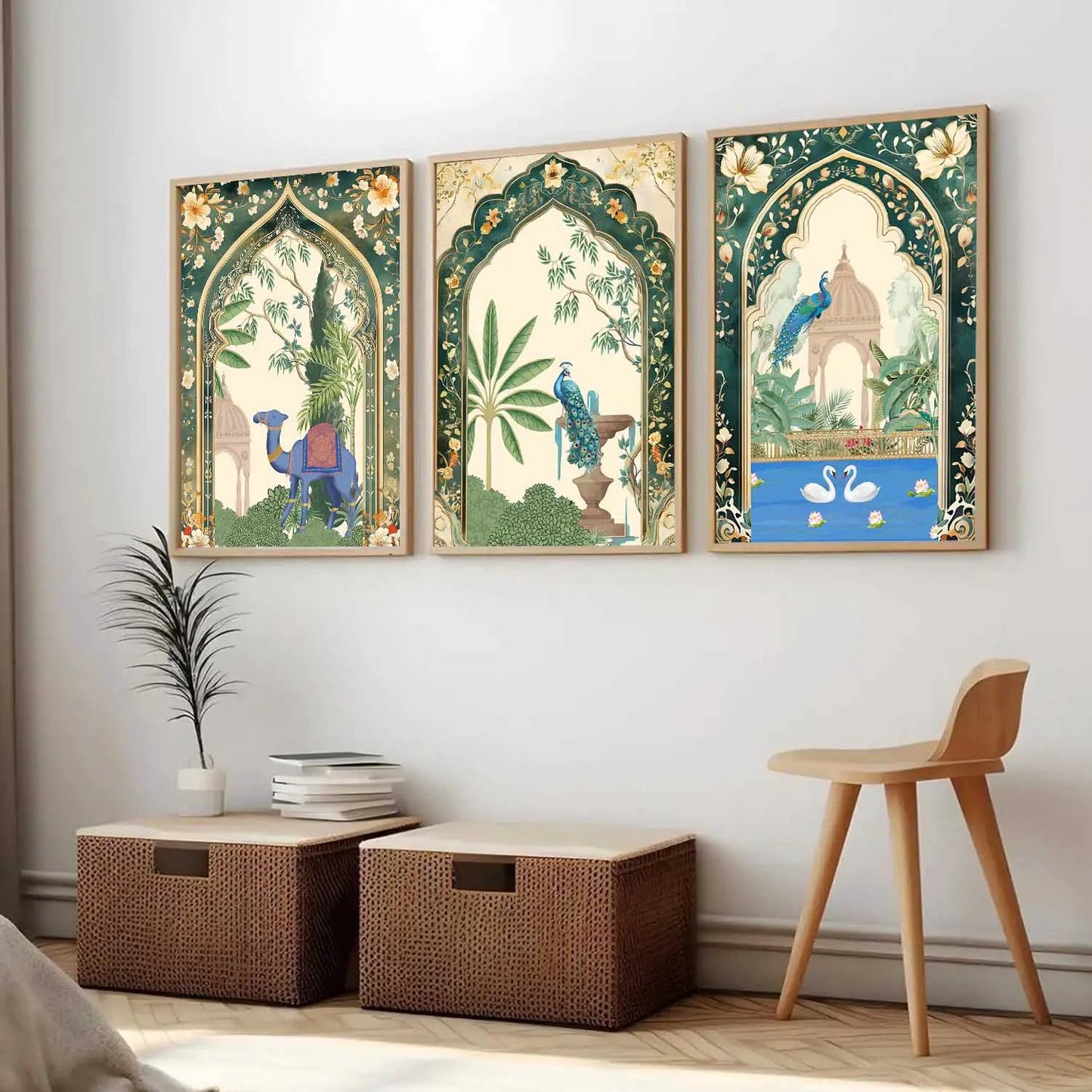 Kotart Traditional Indian Wall Art Paintings for Living Room | Wall Poster With frames | Paintings For Home Decoration